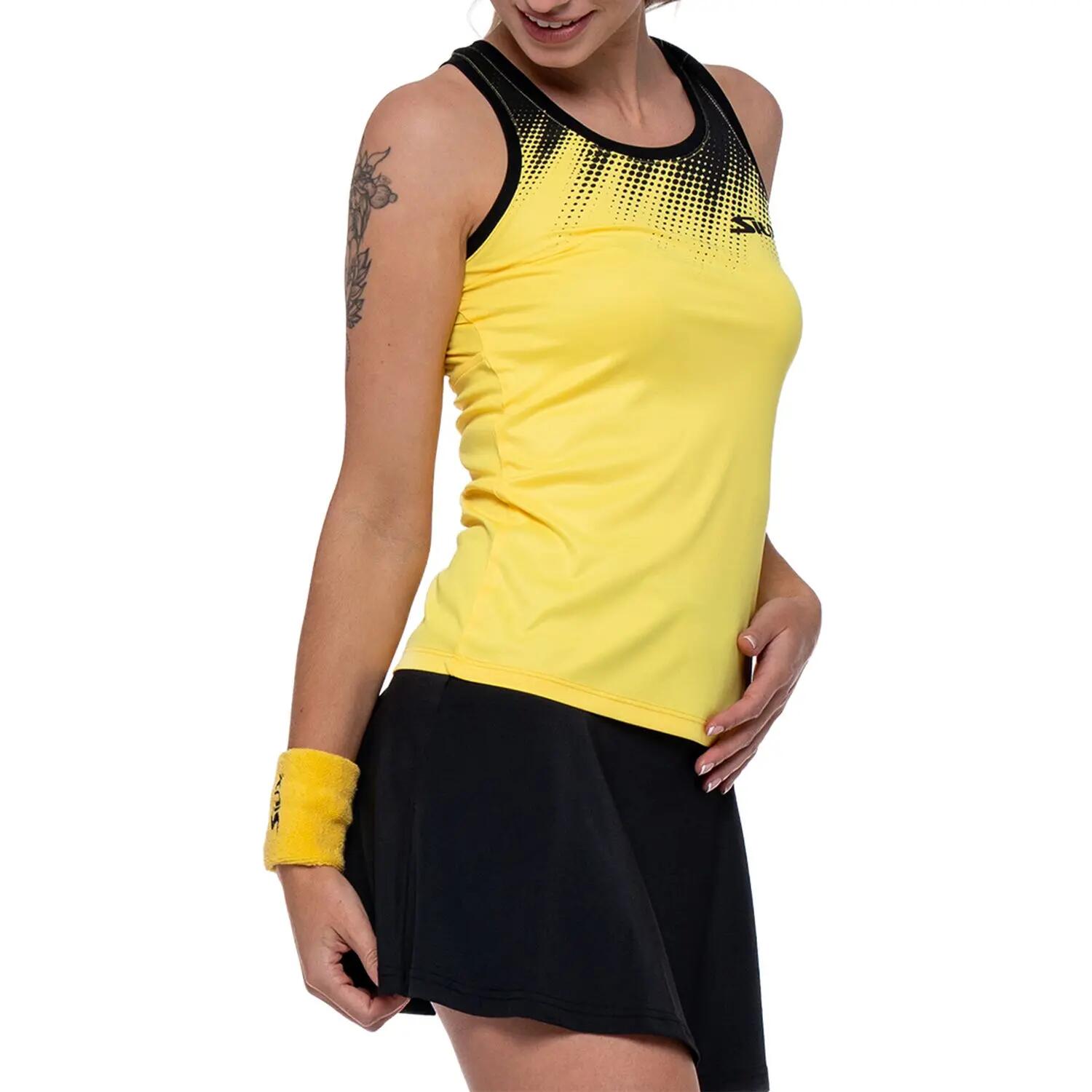 CAMISETA SIN MANGAS SIUX STRIKE MUJER AMARILLA XS 3/5