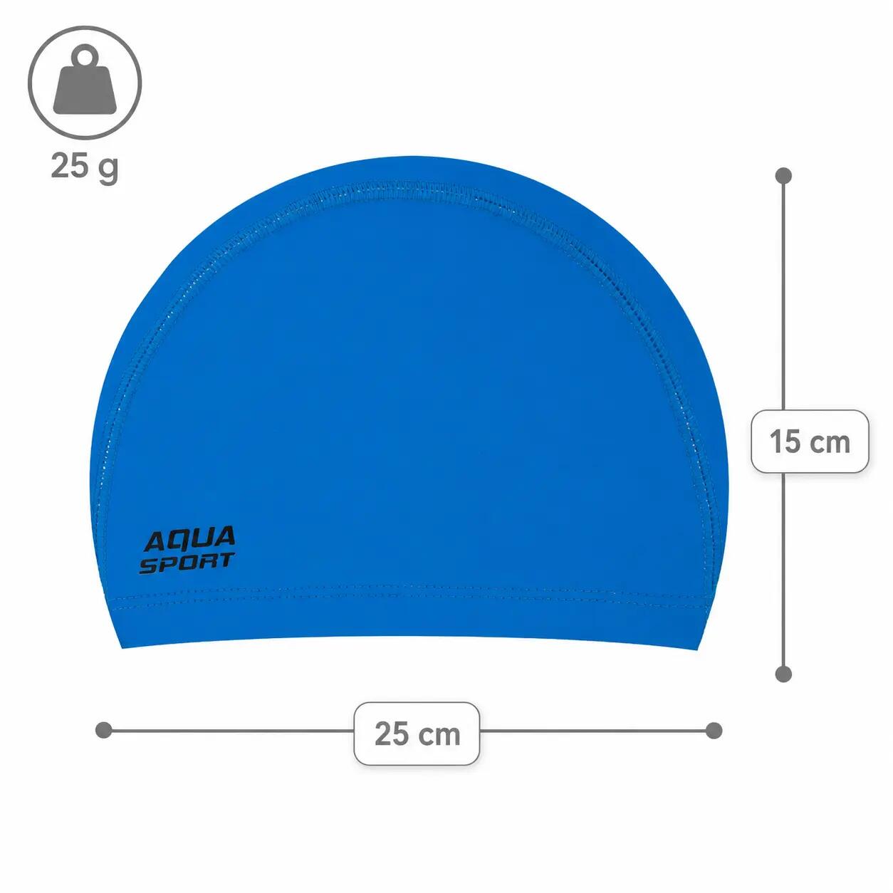 Czepek pływacki materiałowy dla dorosłych Aqua-Sport PU Cap 6/7