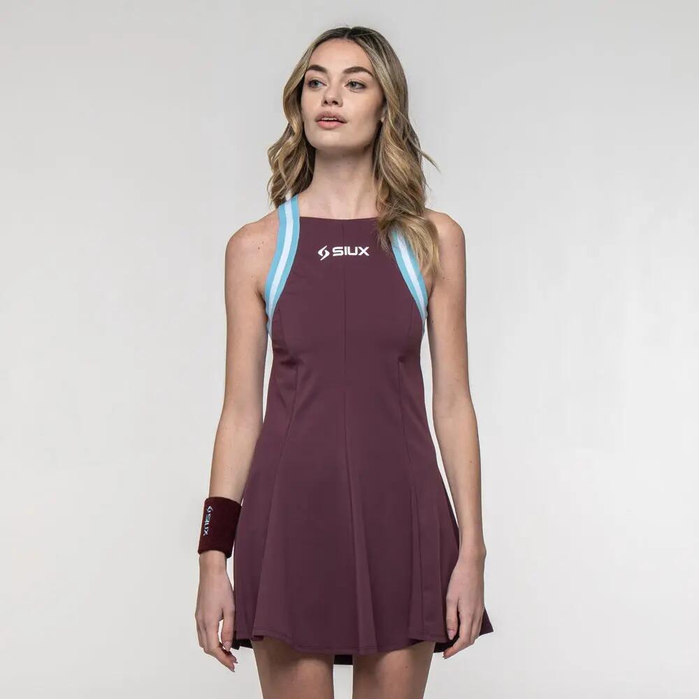 Vestido Siux Apex 26 Burdeos 3/5