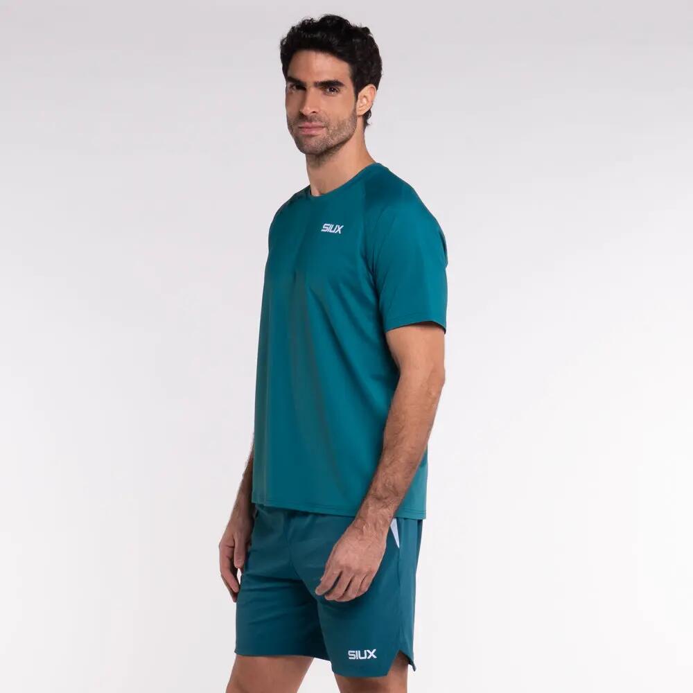 SIUX Silk 26 Verde | Camiseta deportiva hombre ligera, elástica y transpirable 2/5