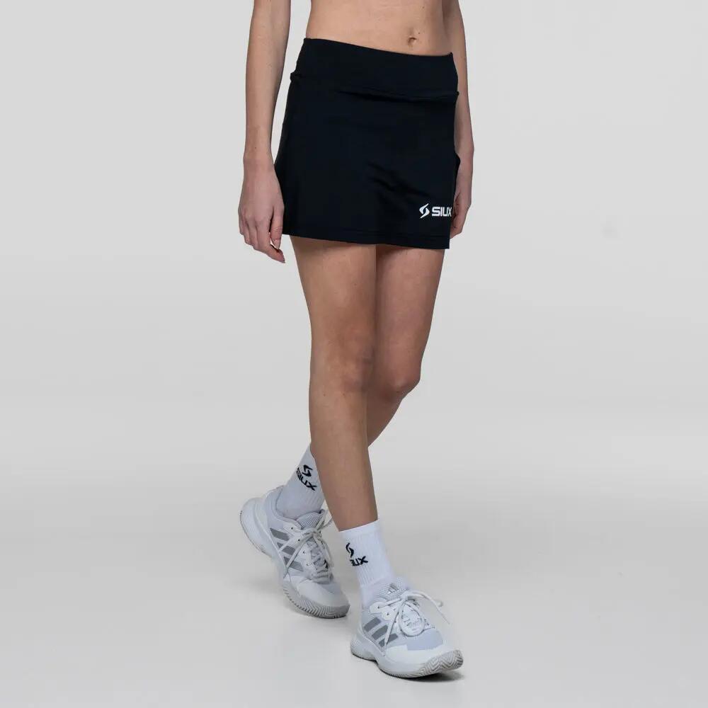 SIUX Club 26 Schwarz | Damen-Sportrock, mit integrierter Shorts 3/7