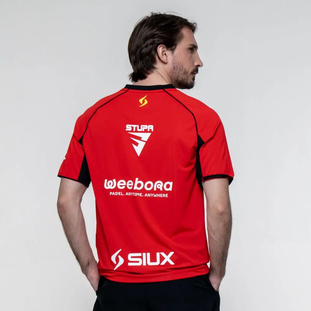 SIUX Electra x Stupa 26 B Roja | Camiseta oficial Franco Stupaczuk ligera 2/5