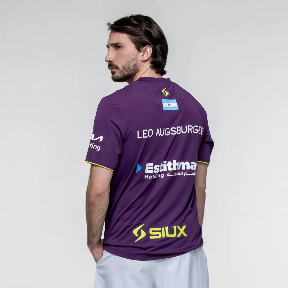 SIUX Fénix x Leo Augsburger 26 Morada | Camiseta oficial Leo Augsburger ligera 2/5