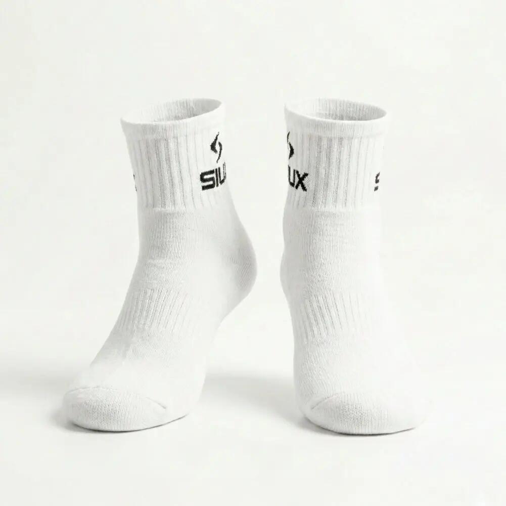 Pack 3 Calcetines Siux Basic Caña Media  Blanco 1/3