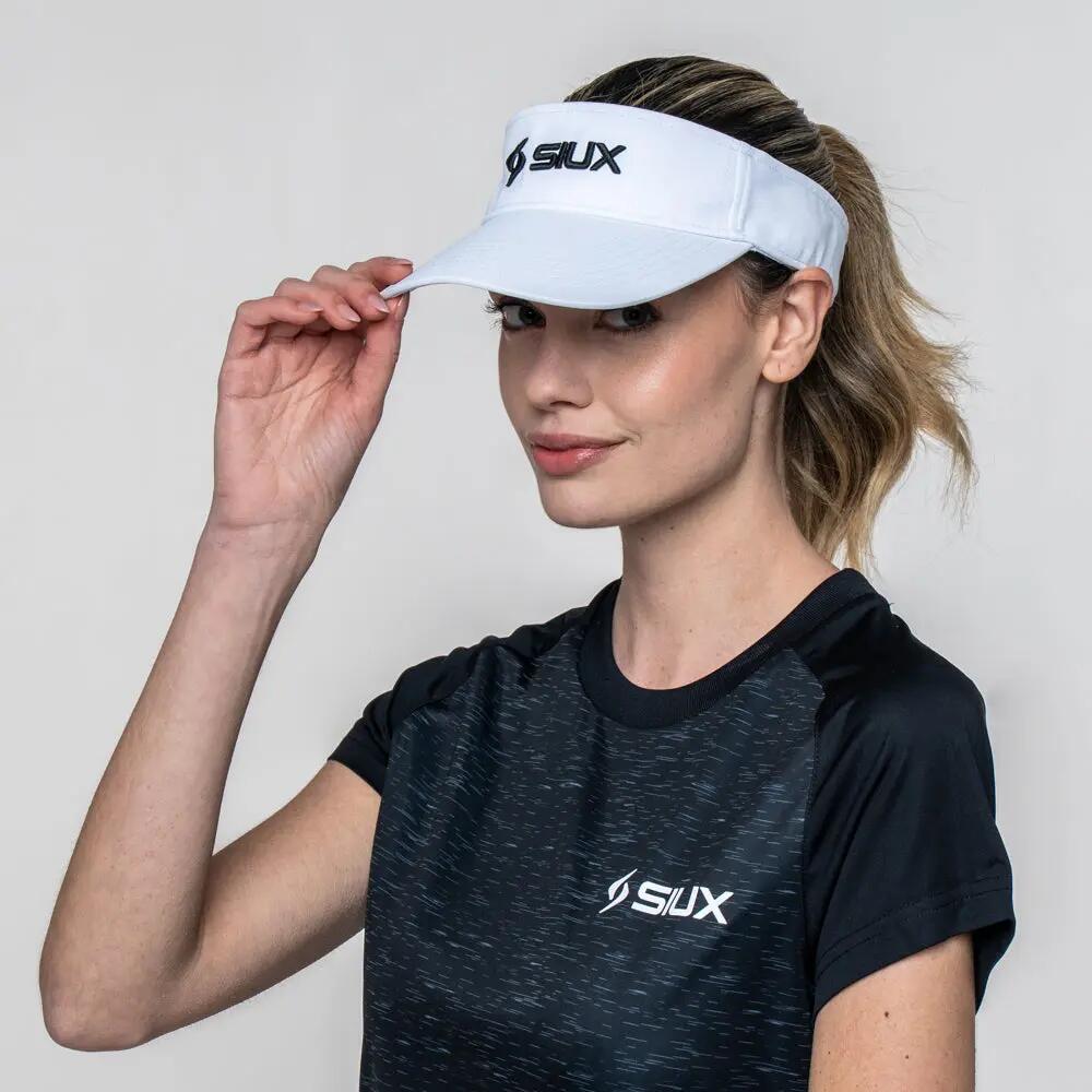 SIUX Basic 26 Weiß | Leichtes, atmungsaktives und verstellbares Padel-Visier 3/5