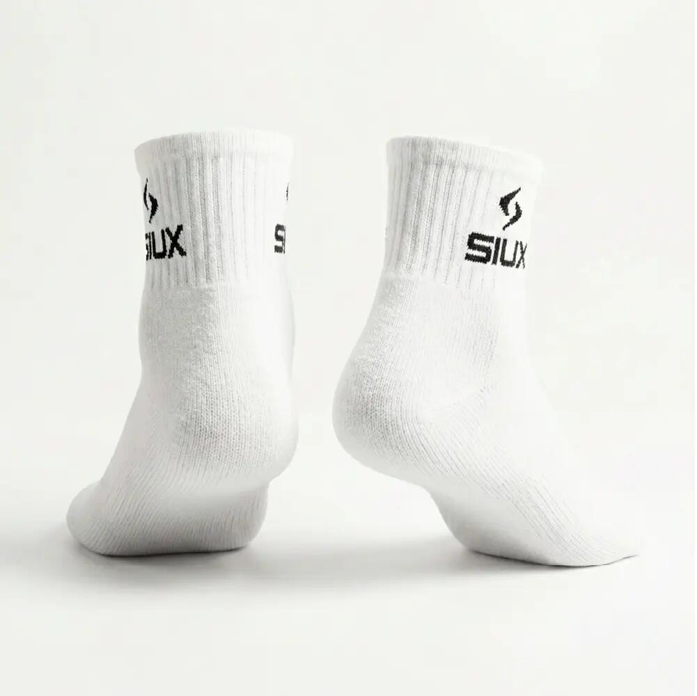 Pack 3 Calcetines Siux Basic Caña Media  Blanco 2/3