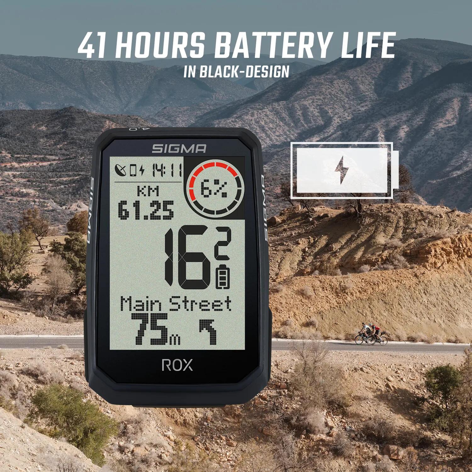 ROX 4.0 ENDURANCE GPS FIETSCOMPUTER ZWART - SENSORPACK 6/8