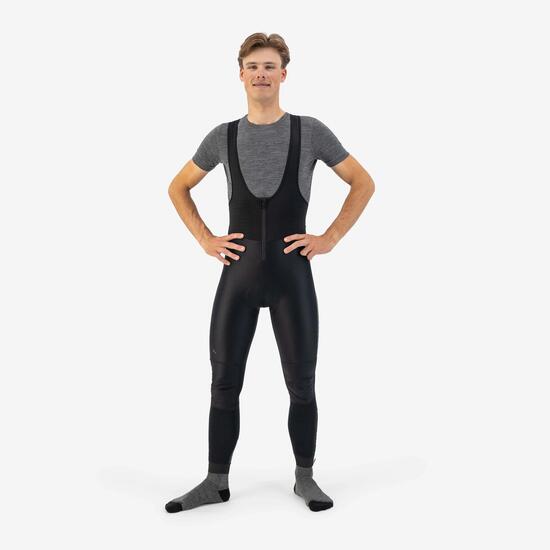 Radhose Lang Mit Träger Herren - Deep Winter