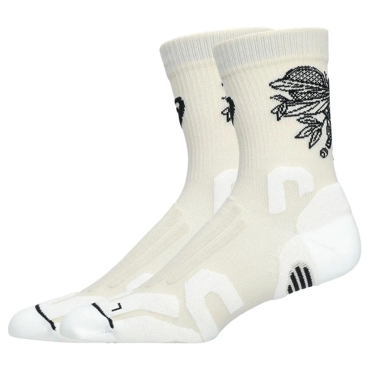 Socks Asics GAME SEASONAL GRAPHIC Crew SOCK 3043A133 101 CREAM S 2/4