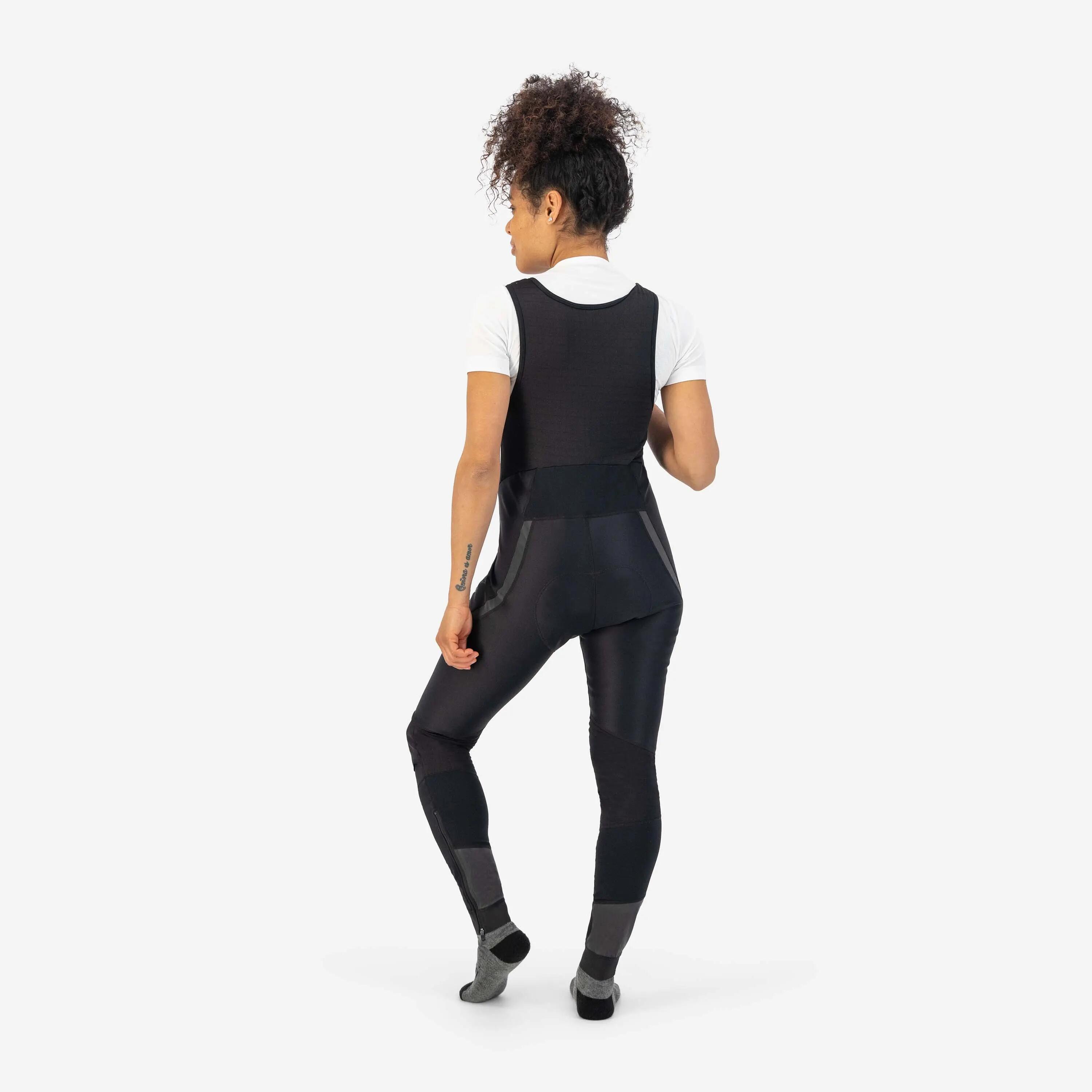 Radhose Lang Mit Träger Damen - Deep Winter 3/7