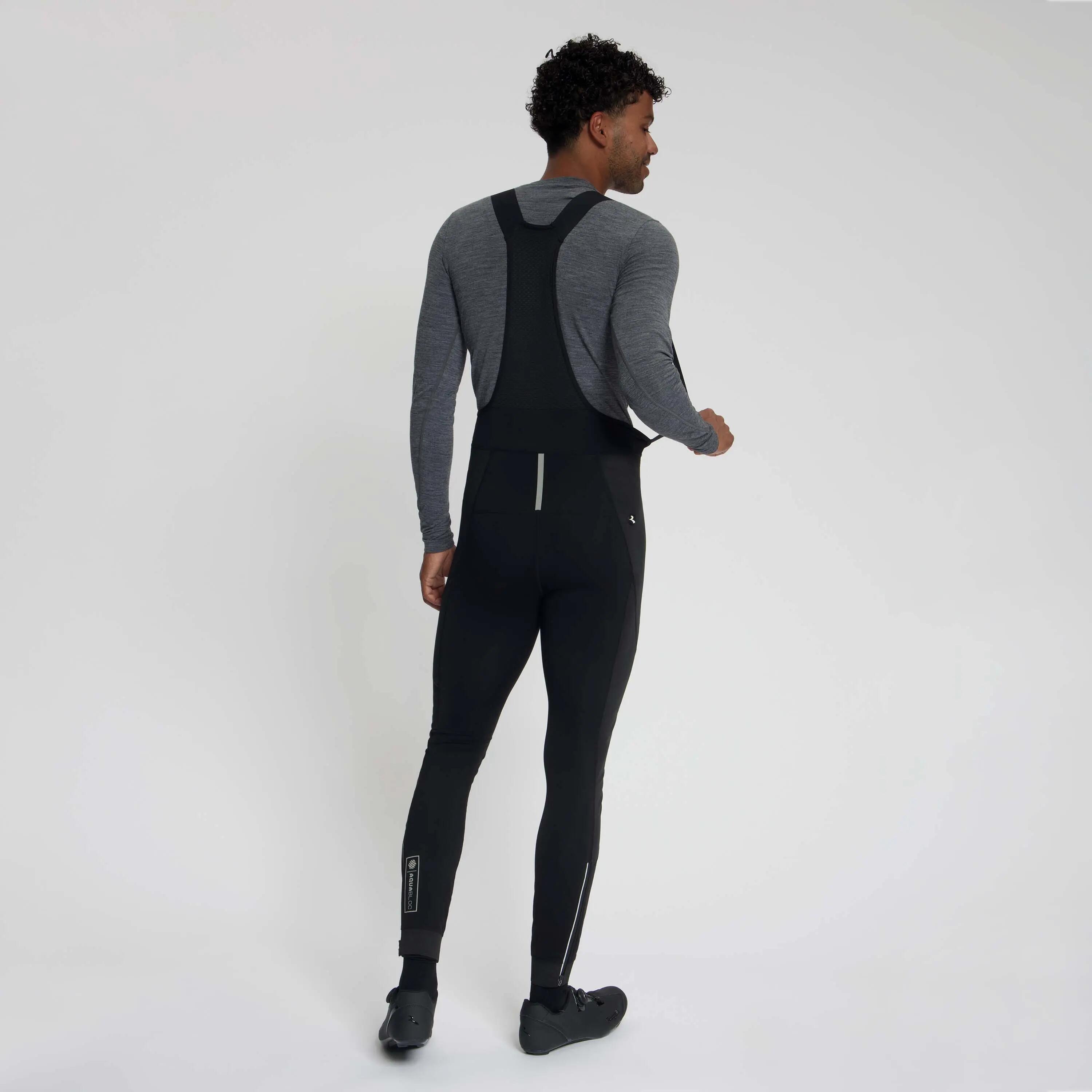 Radhose Lang Mit Träger Herren - Artico No Pad 3/7