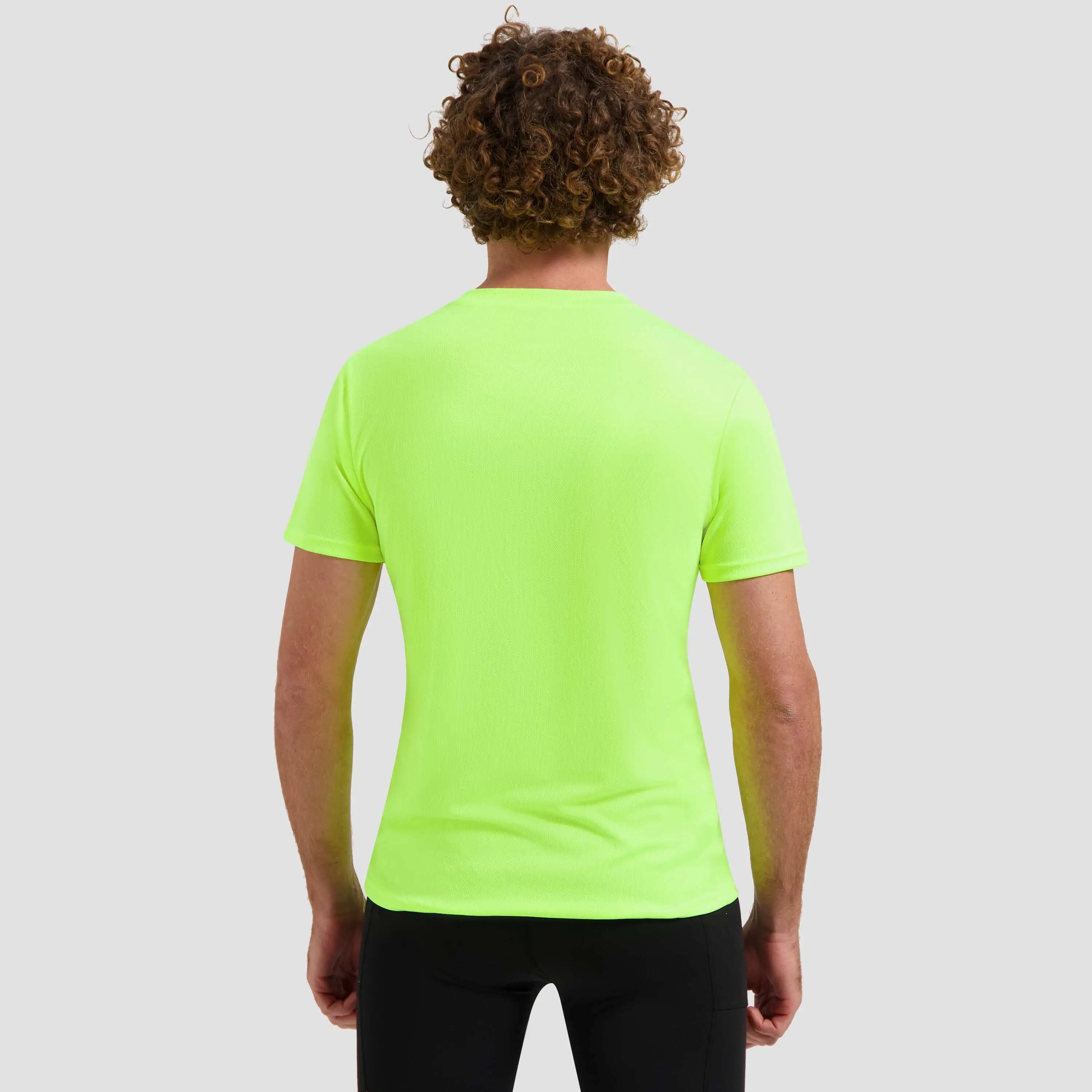 Hardloopshirt Korte Mouwen Heren T-Shirt Hardlopen Fluor Geel 4/7