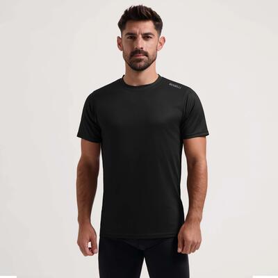 Hardloopshirt korte mouwen heren t-shirt hardlopen rood
