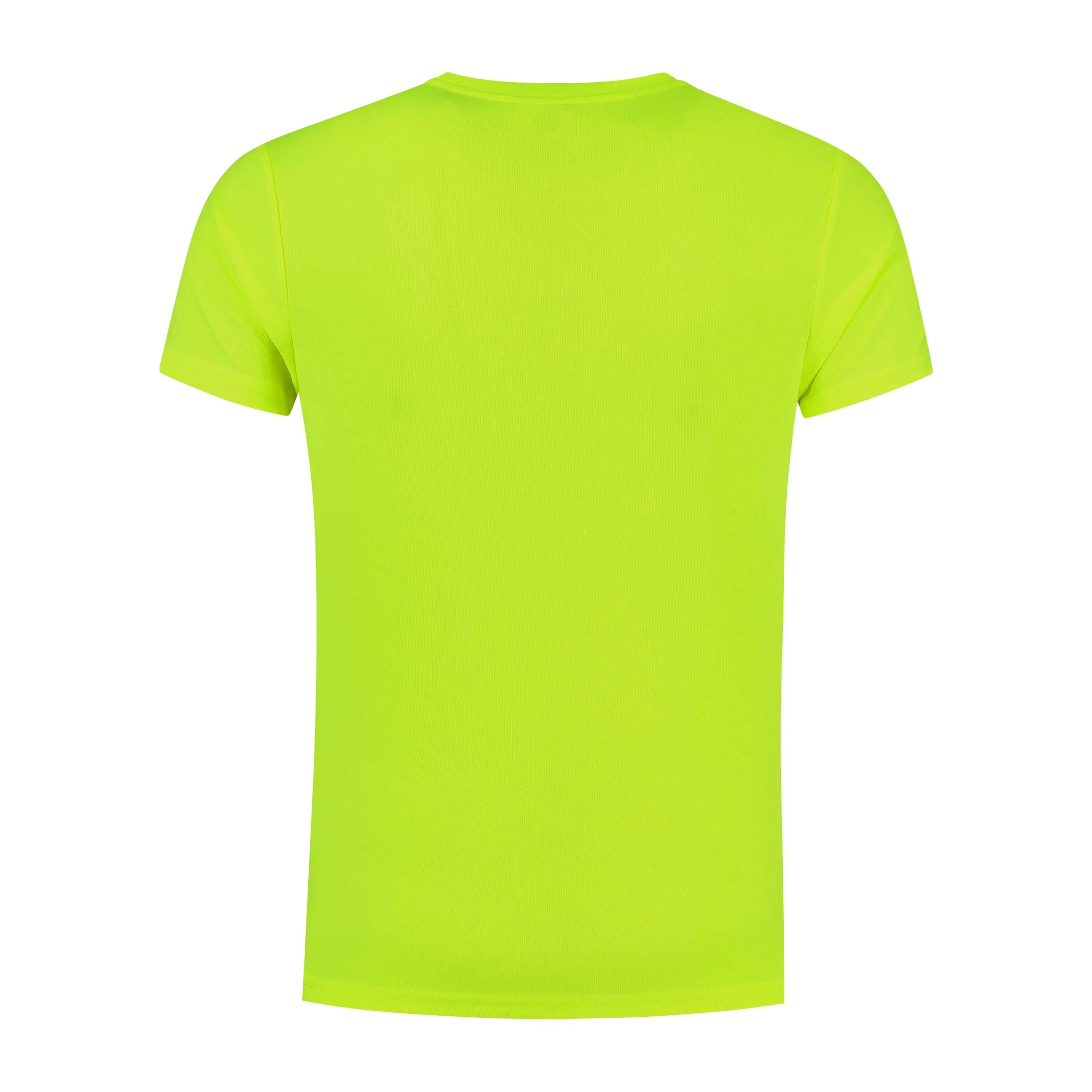 Hardloopshirt Korte Mouwen Heren T-Shirt Hardlopen Fluor Geel 3/7