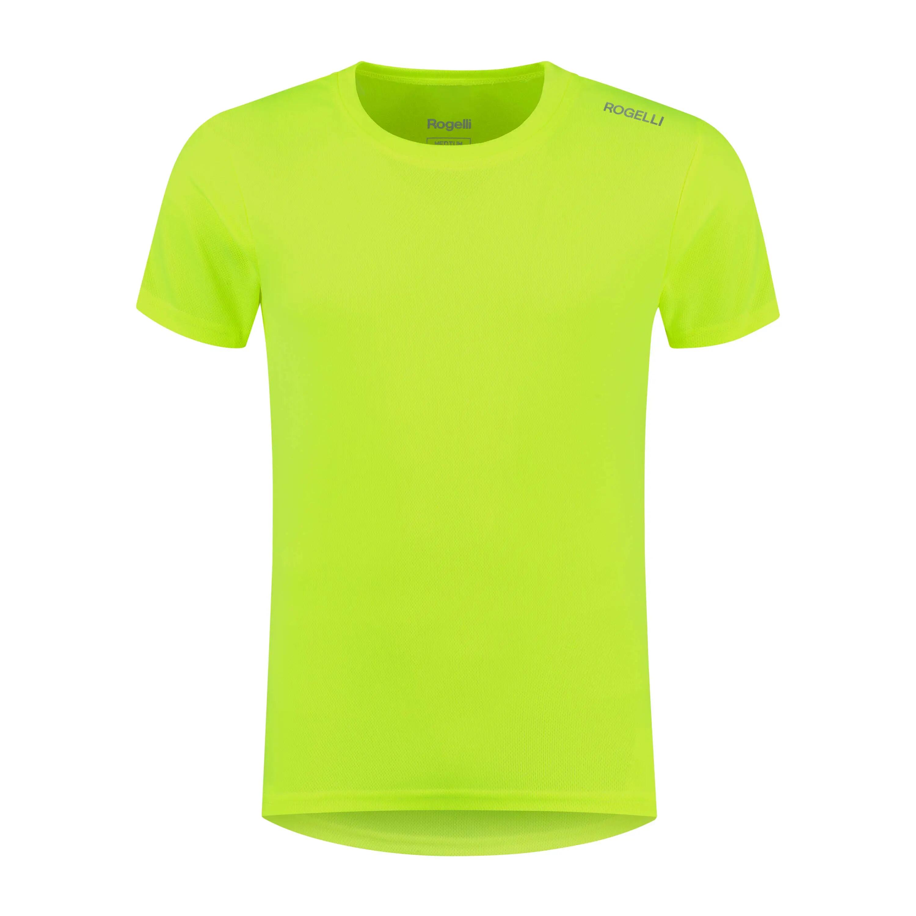Hardloopshirt Korte Mouwen Heren T-Shirt Hardlopen Fluor Geel 2/7