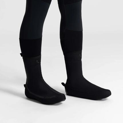 Fahrrad Überschuhe Rennrad Schwarz Essential Softshell