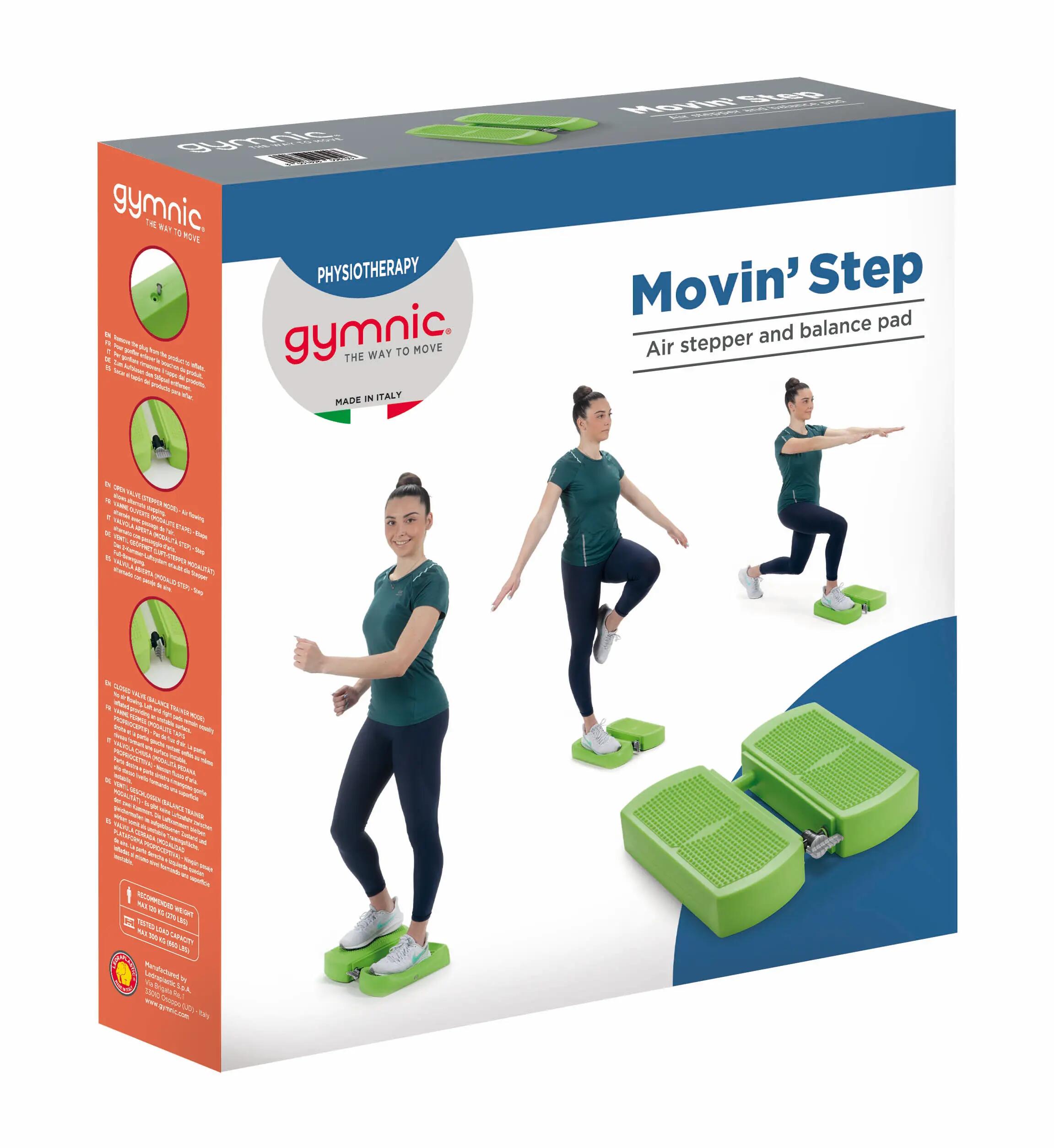 Gymnic Movin' Step Step gonfiabile propriocettivo verde lime 9/10