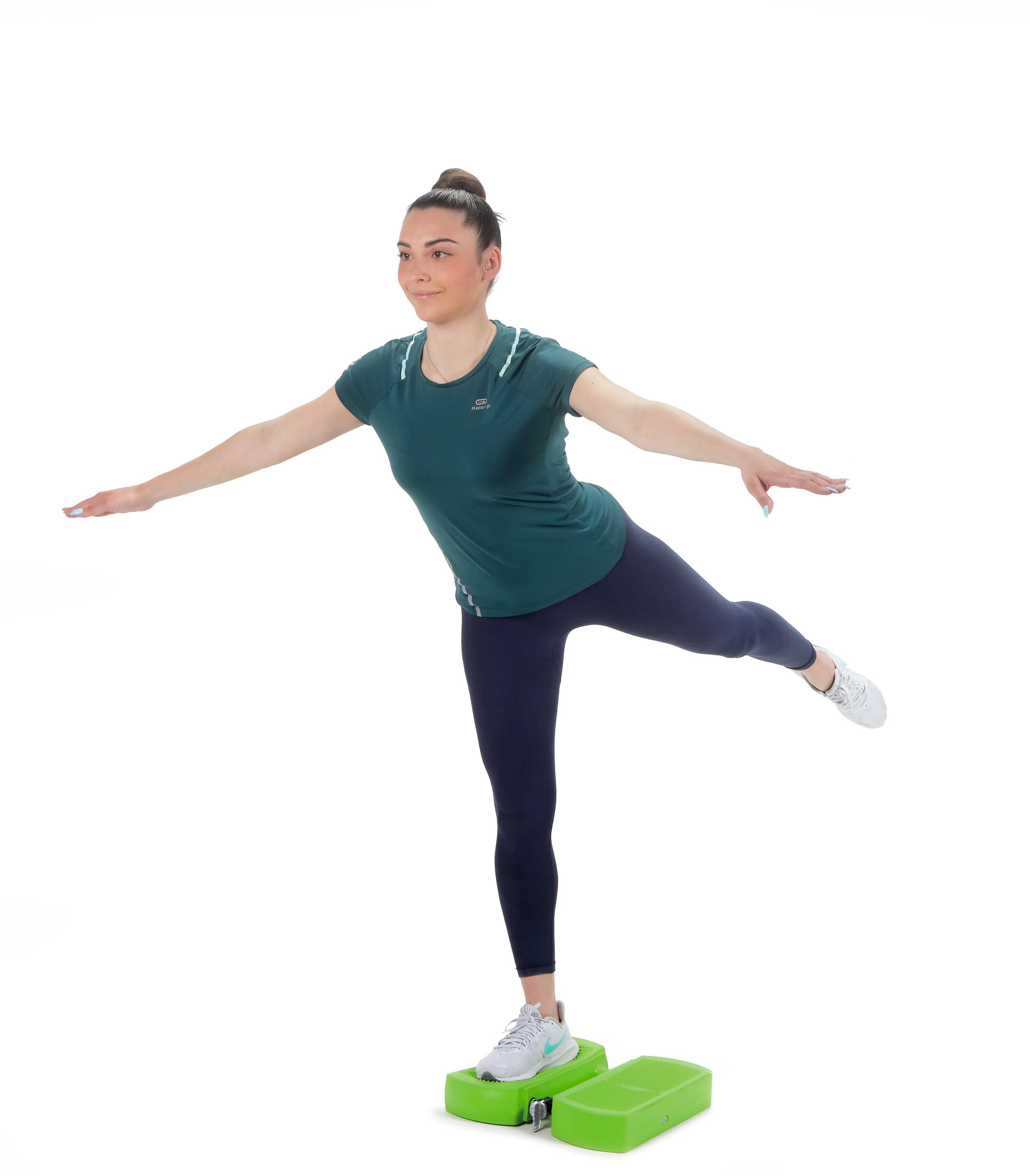 Gymnic Movin' Step Step gonfiabile propriocettivo verde lime 6/10