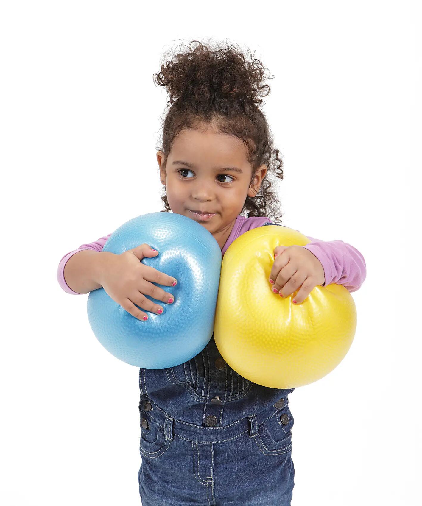 Gymnic Over Ball Palla morbida gonfiabile Ø 23 cm blu giochi motori bambini 3/7