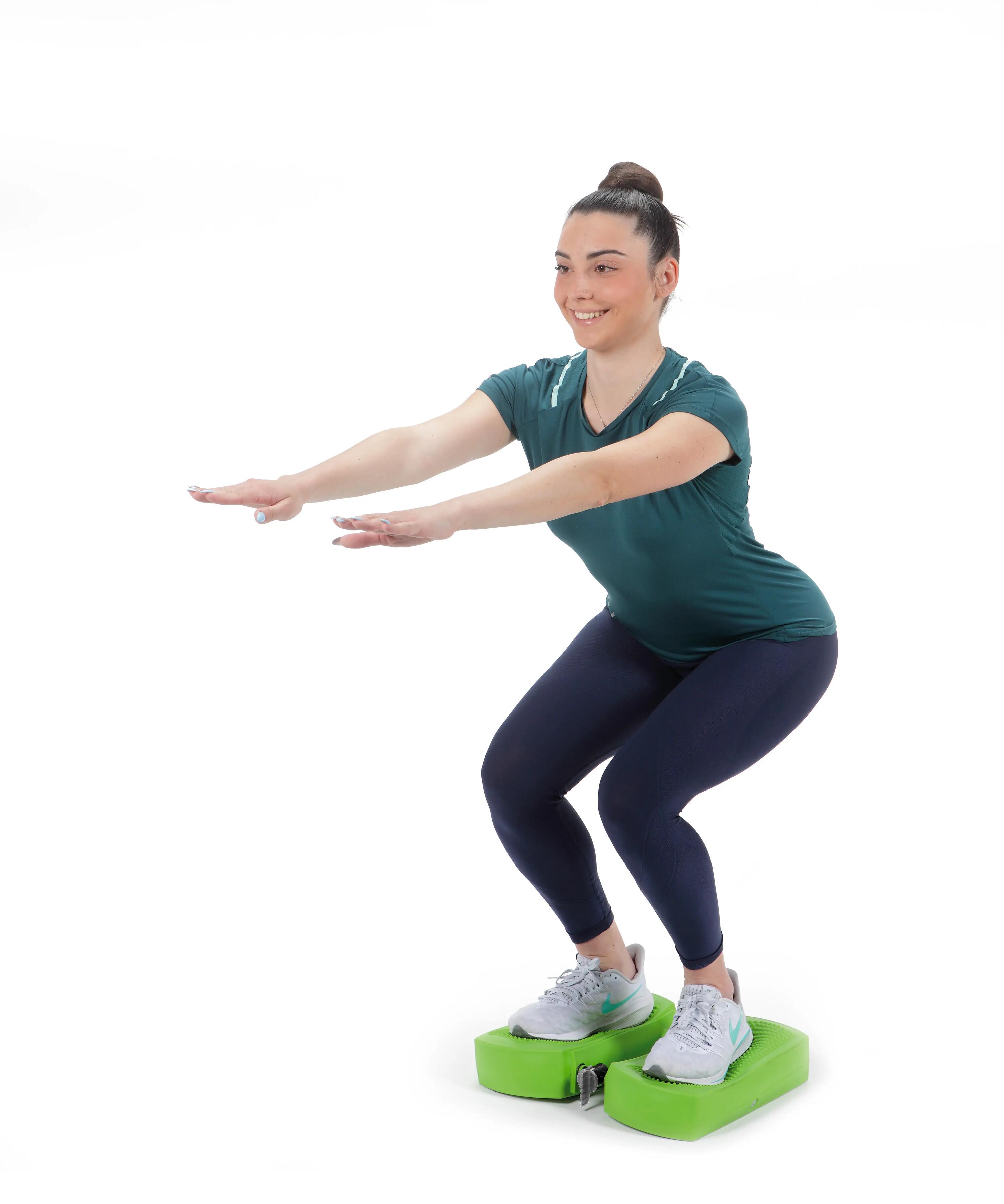 Gymnic Movin' Step Step gonfiabile propriocettivo verde lime 4/10