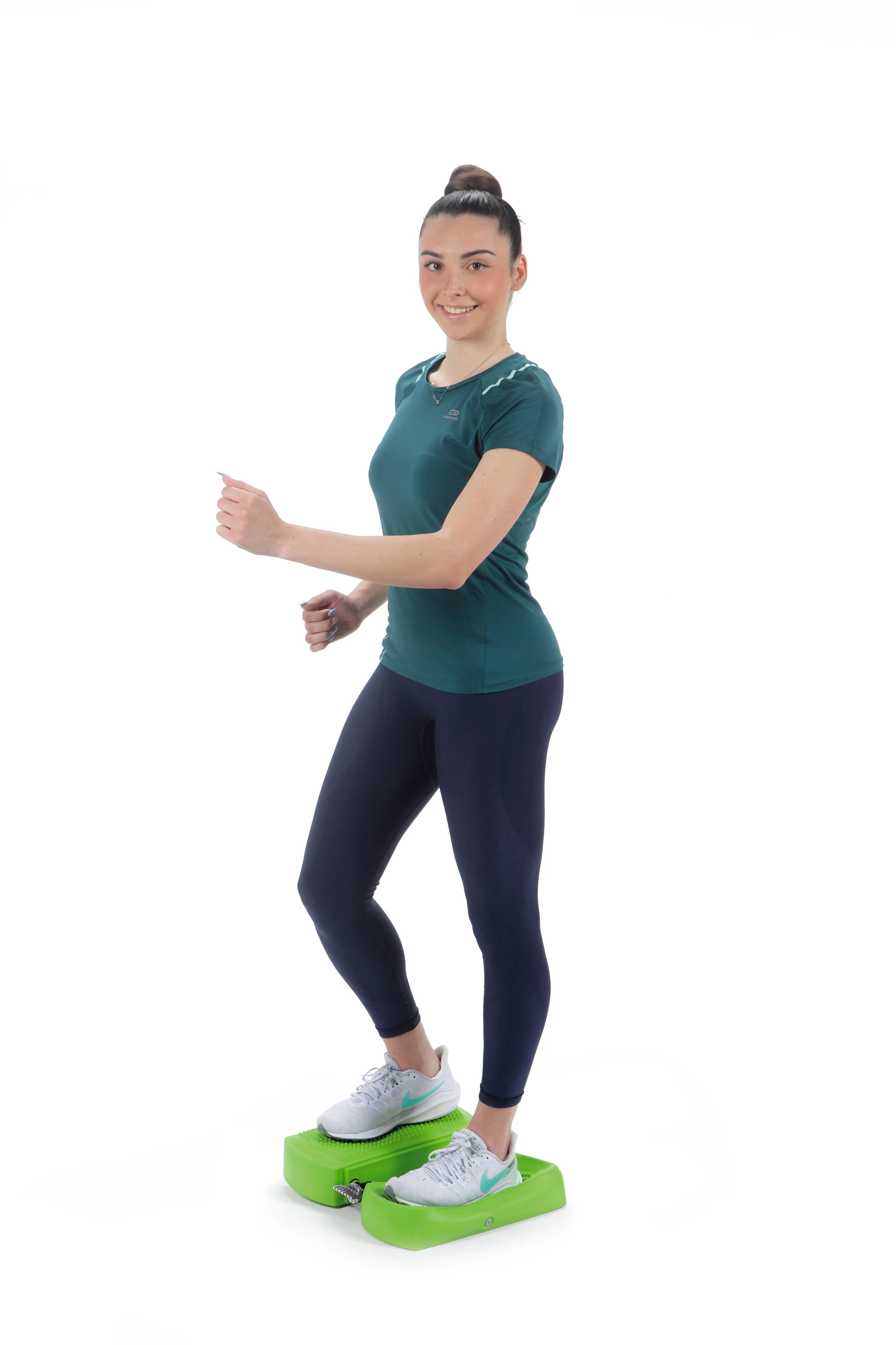 Gymnic Movin' Step Step gonfiabile propriocettivo verde lime 3/10