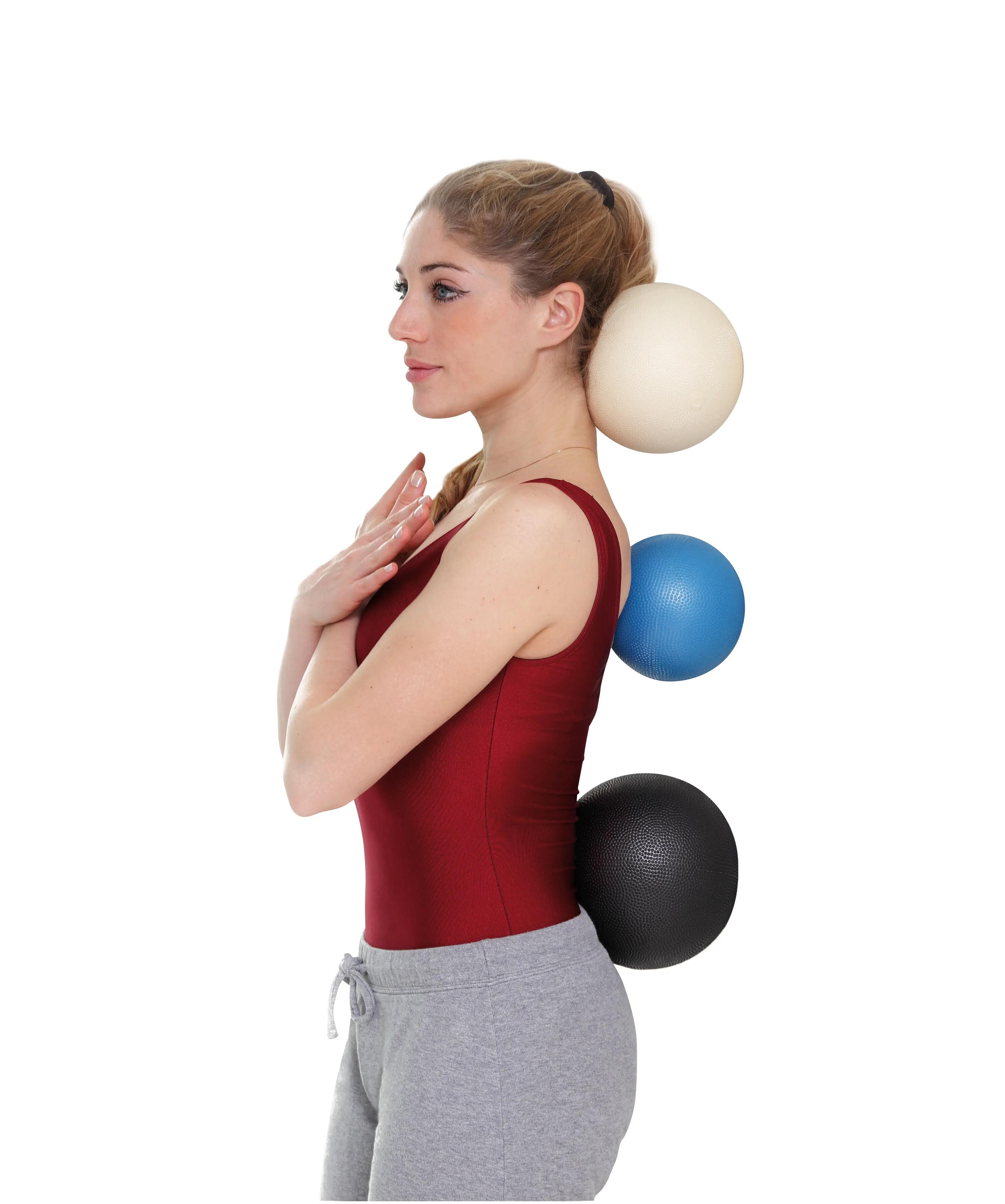 Gymnic Myofascial Ball Palla gonfiabile miofasciale Ø 15 cm bianca 5/6