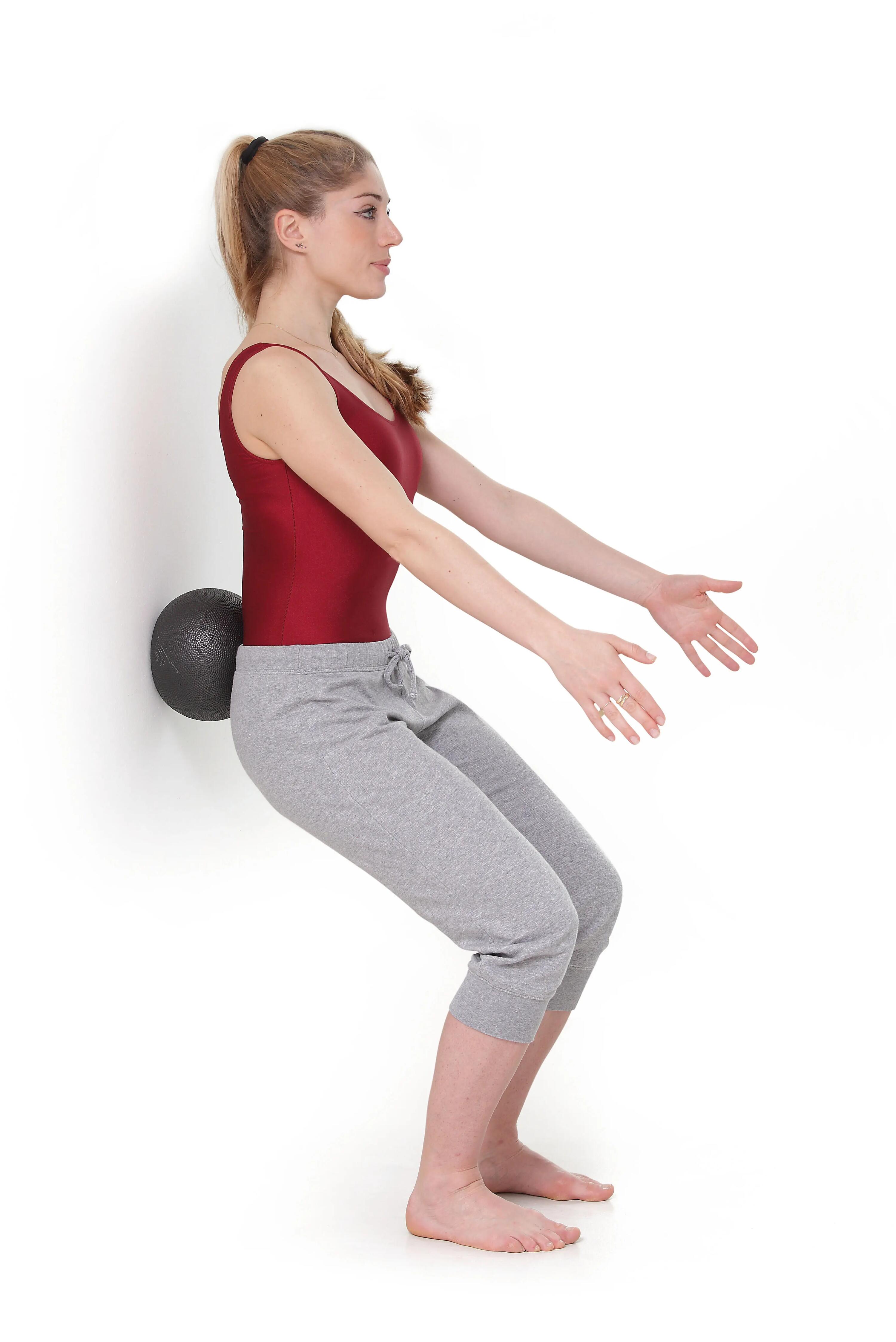 Gymnic Myofascial Ball Palla gonfiabile miofasciale Ø 18 cm nera 3/6