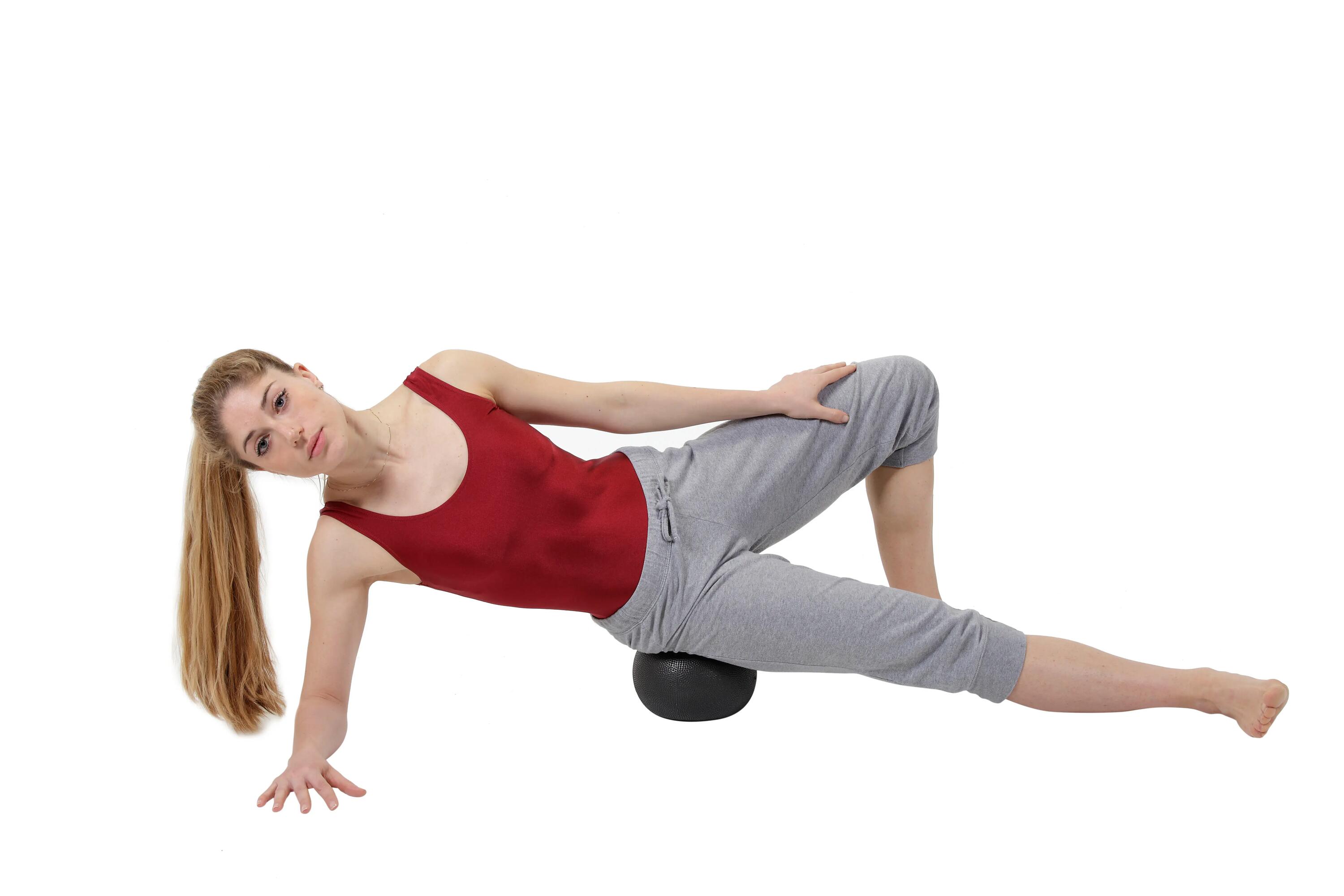 Gymnic Myofascial Ball Palla gonfiabile miofasciale Ø 18 cm nera 2/6