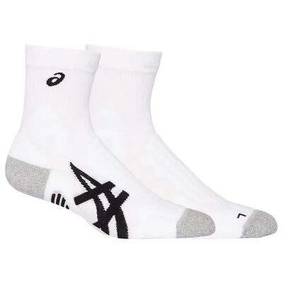 Calcetines asics court+ tennis crew sock 3043a071 101 blancos 39/42