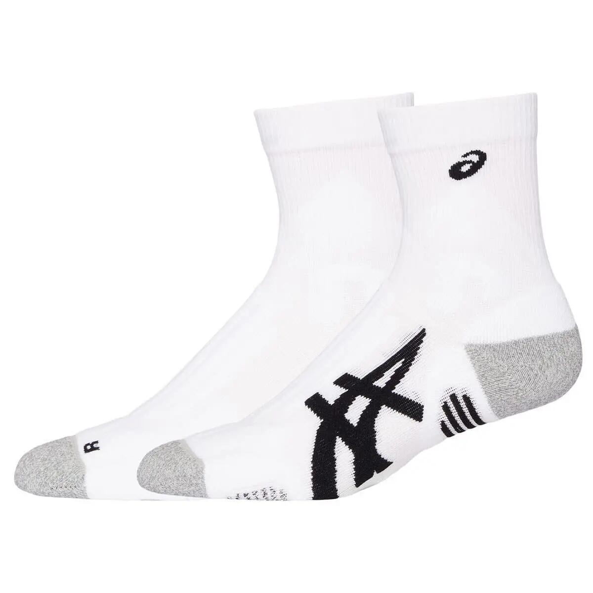 Chausettes Asics Court+ Tennis Crew Blancs 2/3