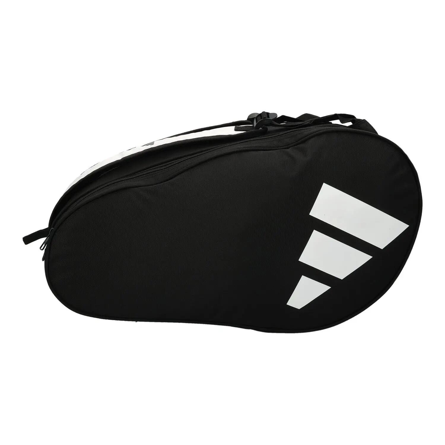 BLACK AND WHITE ADIDAS CONTROL PADEL BAG 1/5