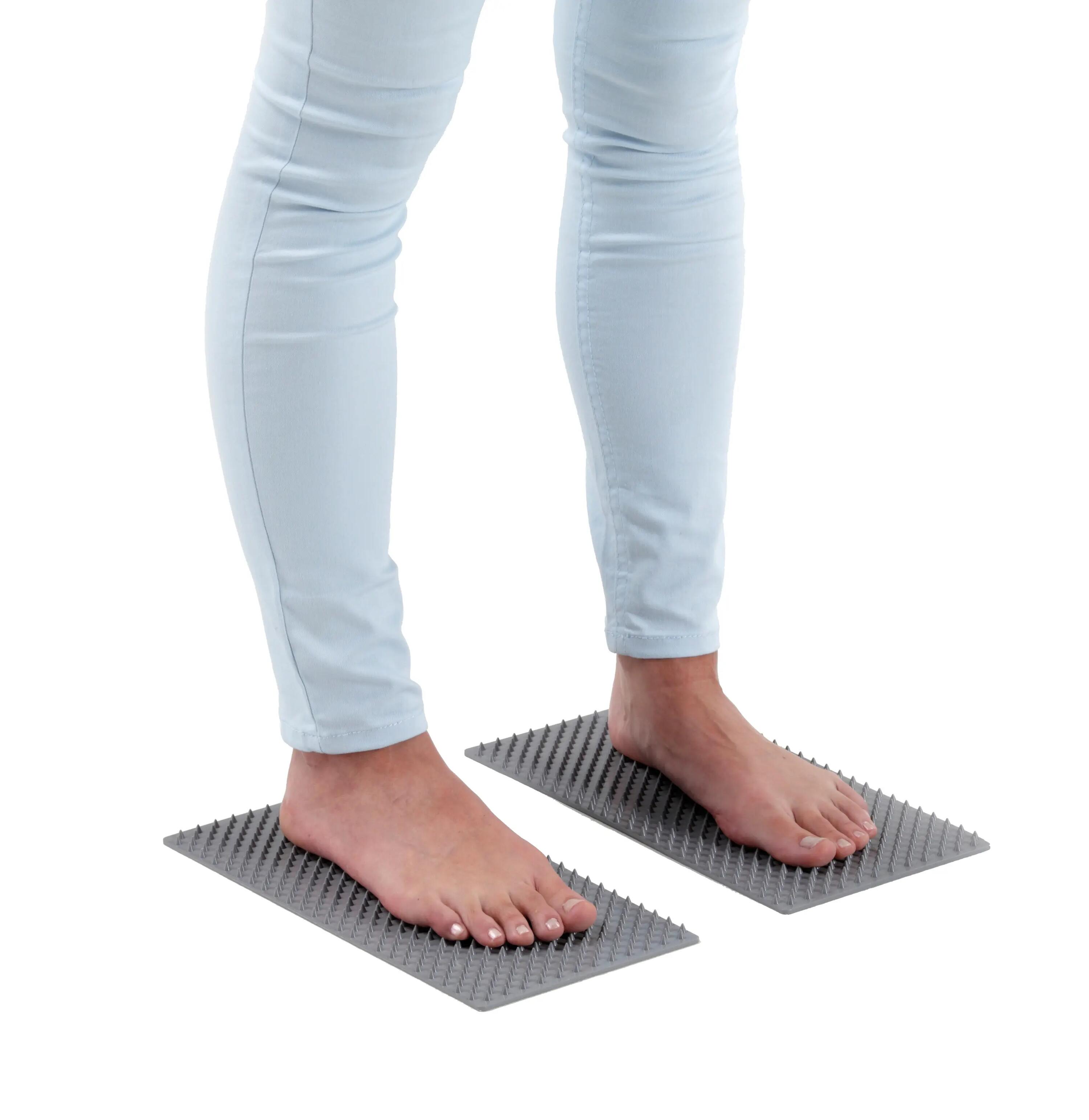 Gymnic Aku Mat Pro Tappetino agopressione 2 pz grigio riflessologia plantare 3/7