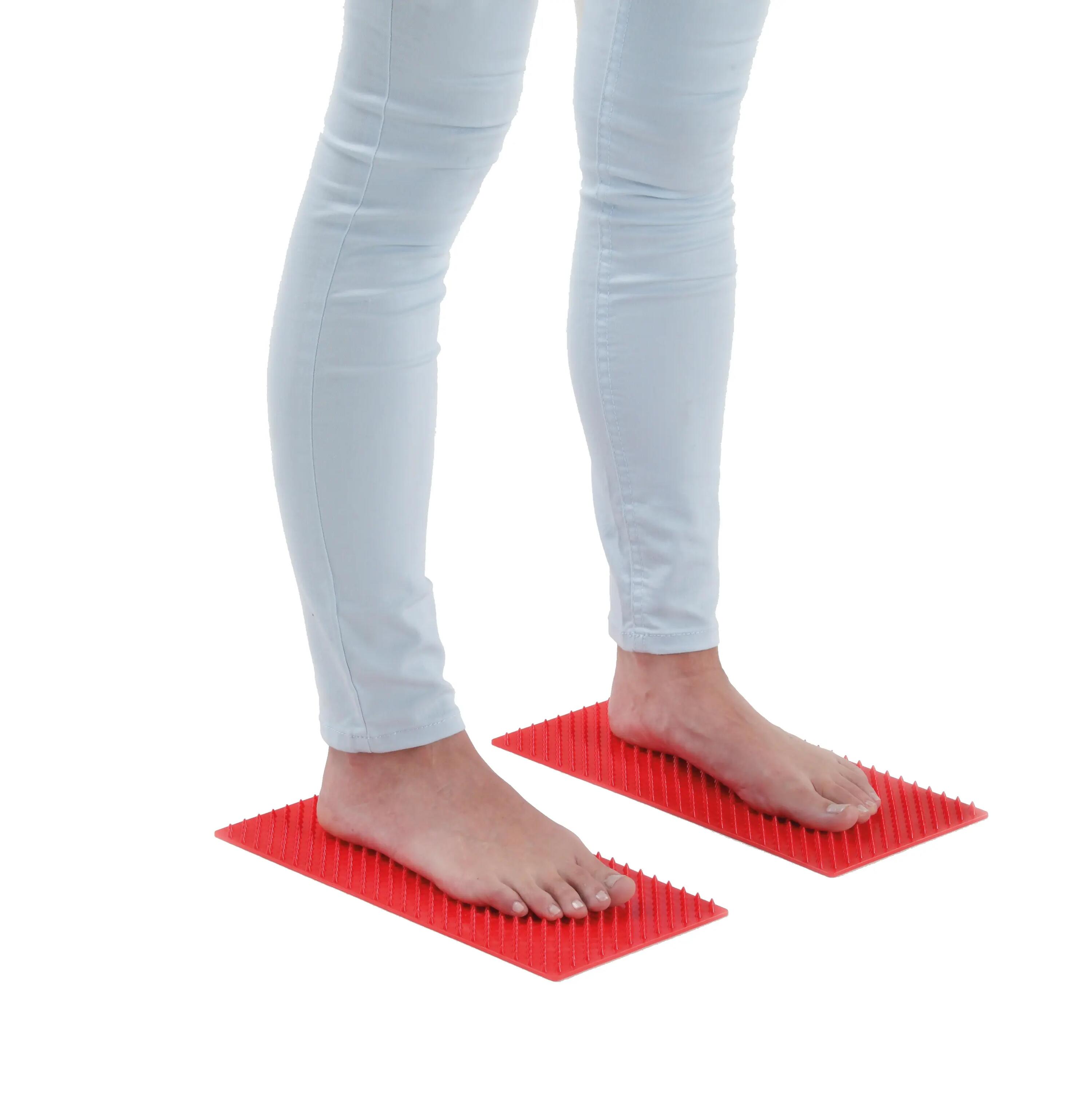 Gymnic Aku Mat Comfort Tappetino agopressione 2 pz rosso riflessologia plantare 3/8