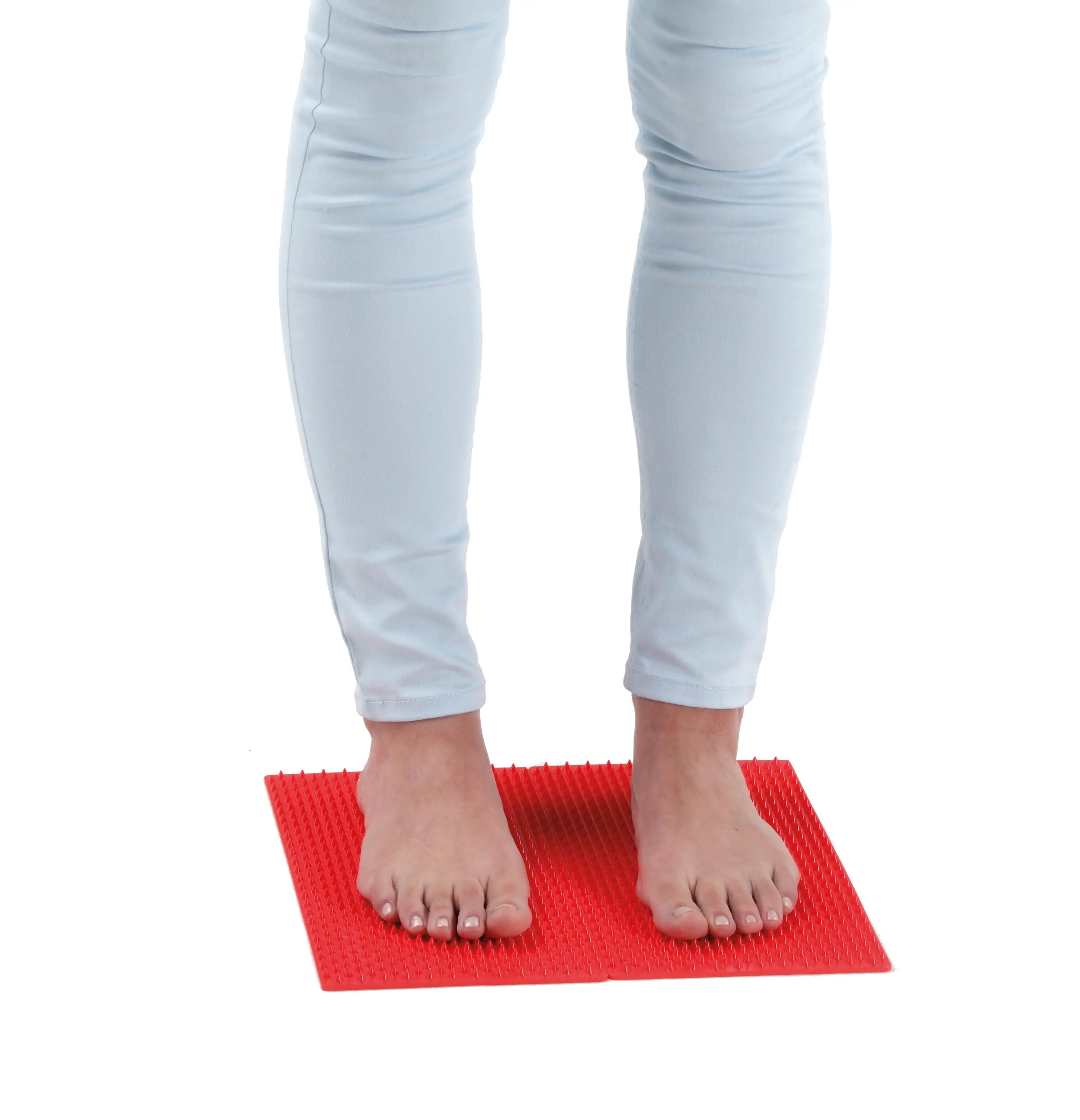 Gymnic Aku Mat Comfort Tappetino agopressione 2 pz rosso riflessologia plantare 2/8