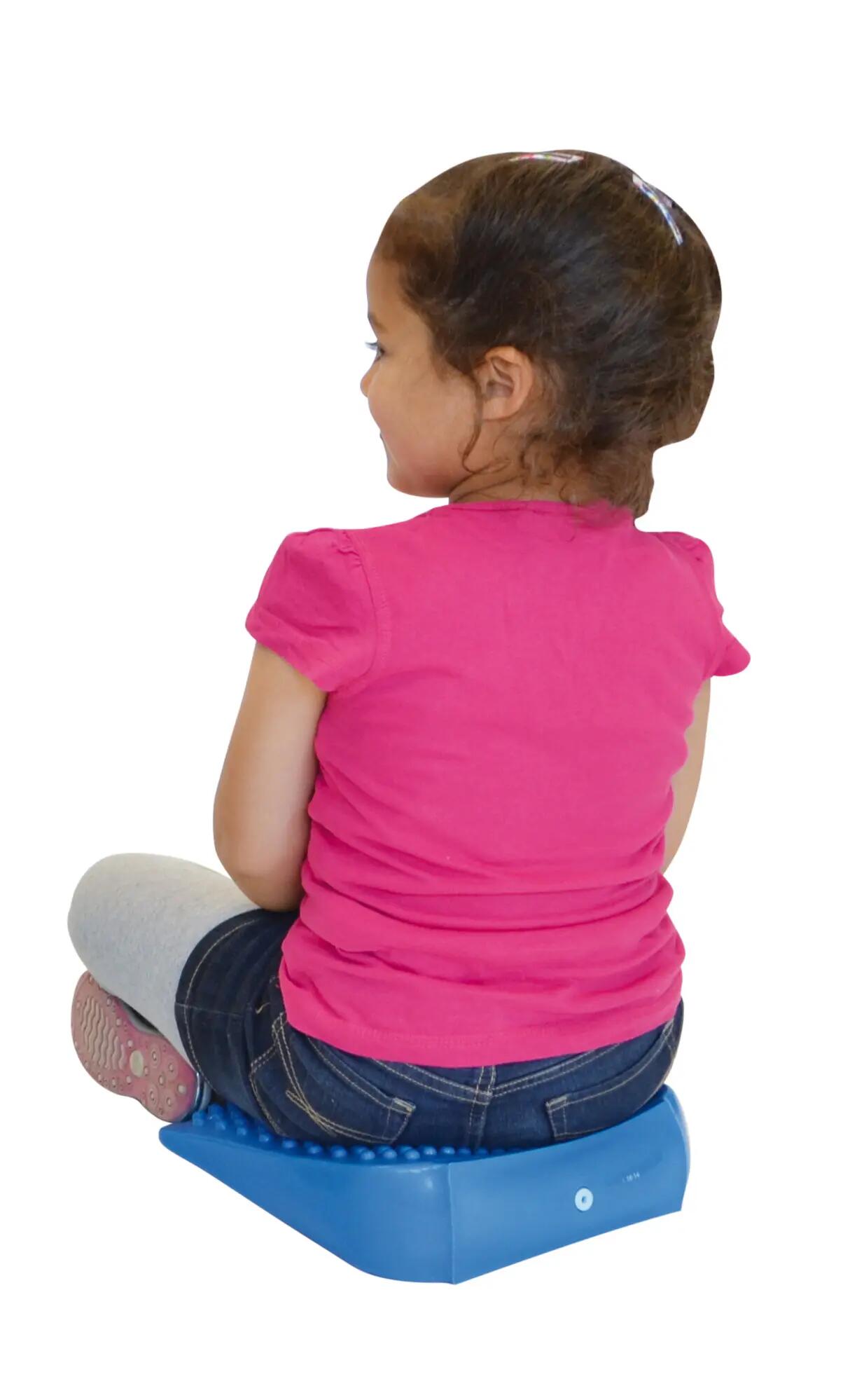 Gymnic Movin' Sit Jr. Cuscino posturale a cuneo bambini blu 4/9