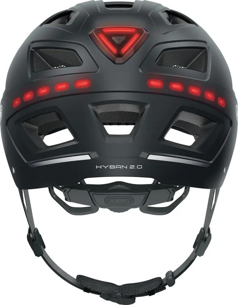 Fahrradhelm "Hyban 2.0 LED" schwarz 6/7