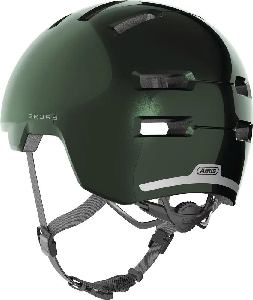 Casque ABUS Skurb en Vert Mousse M 55-59 cm - Élégant et Sûr 4/6
