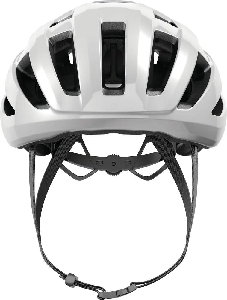 Abus PowerDome Rennradhelm in Shiny White, Größe M 54-58 cm 5/7