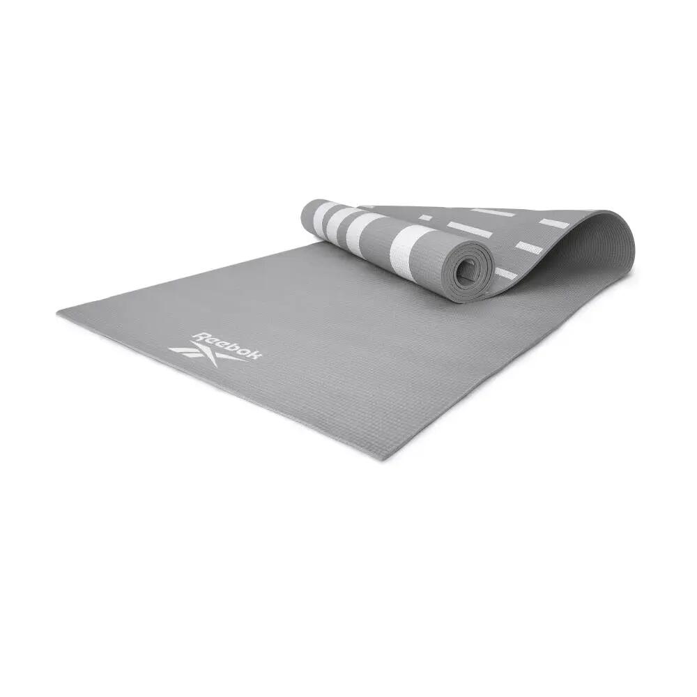 Tapis de yoga Reebok, 4 mm, double face, gris 6/6