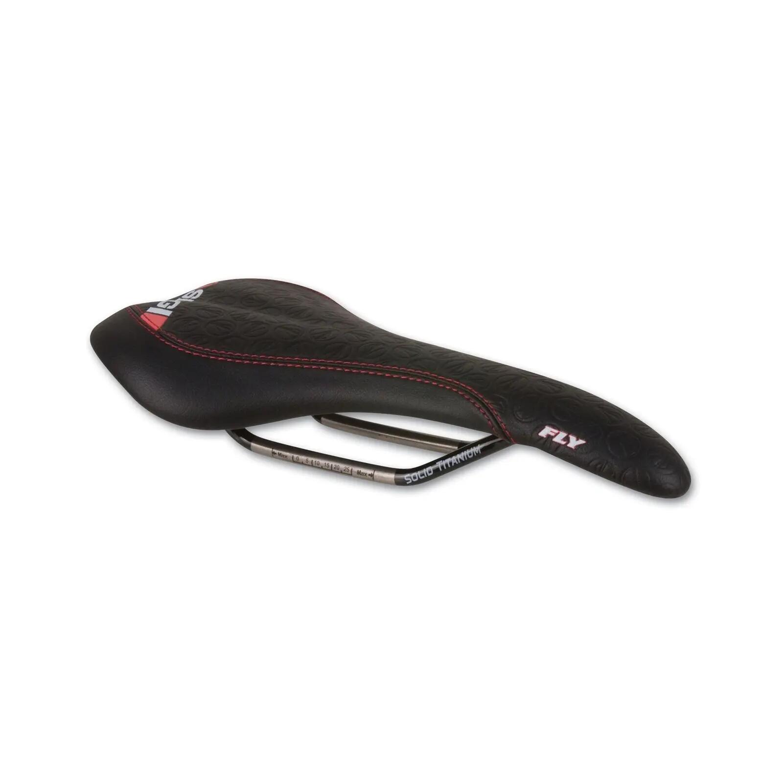 SDG Ti-Fly Sattel, Ti 7x7mm, black/black 4/4