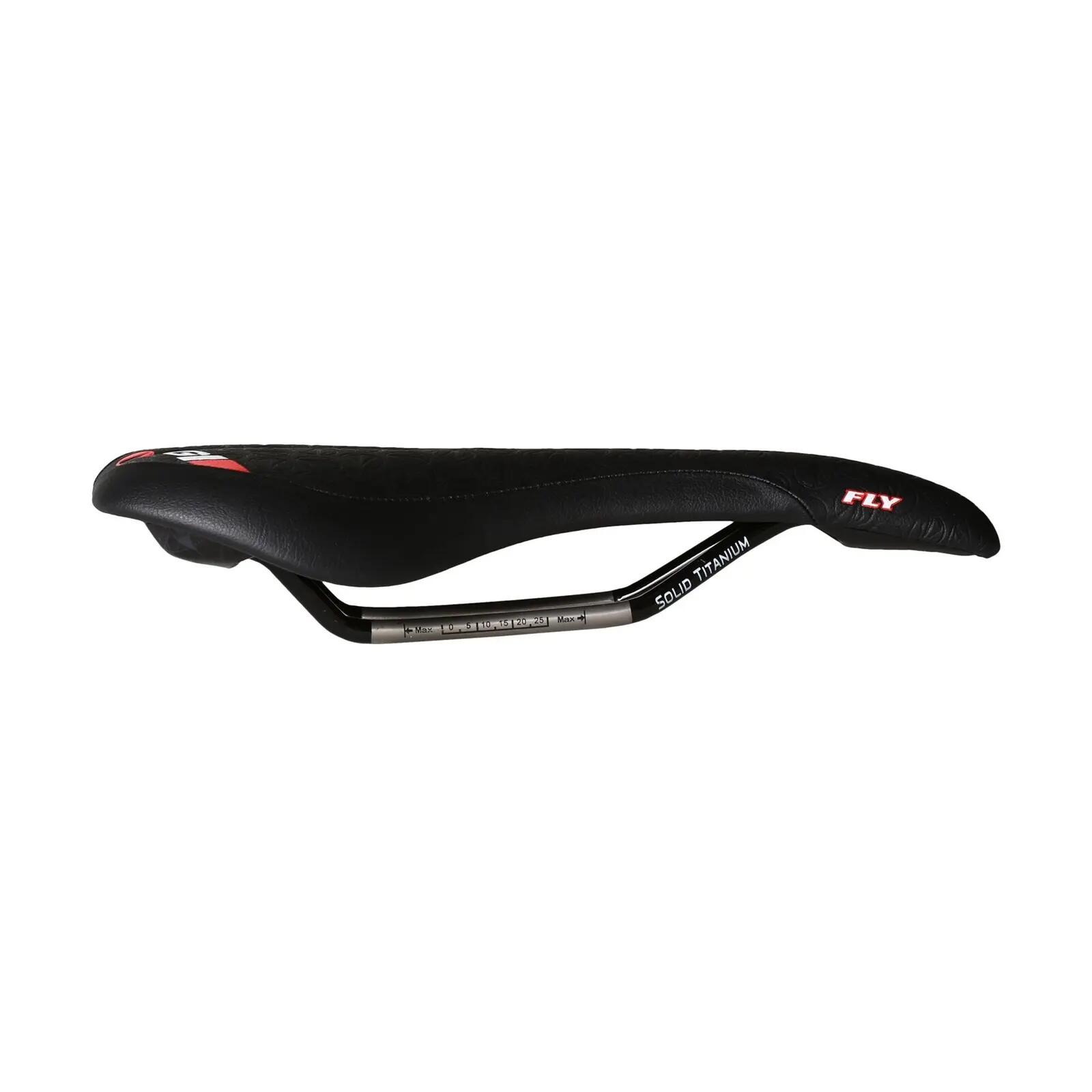 SDG Ti-Fly Sattel, Ti 7x7mm, black/black 2/4