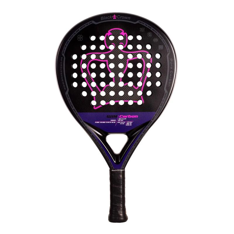 Padel ütő Black Crown Win Carbon 2025