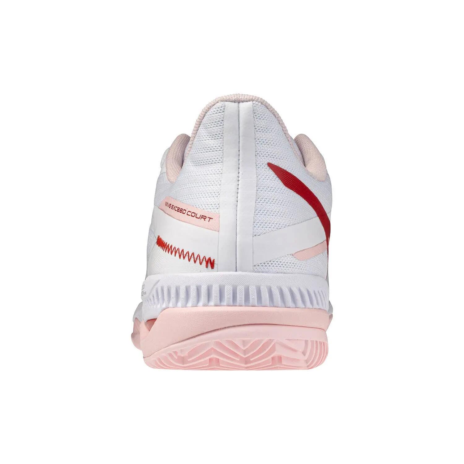 Mizuno Wave Exceed Court Clay Court Blanco/rosa Mujer 61gc2521 5/5