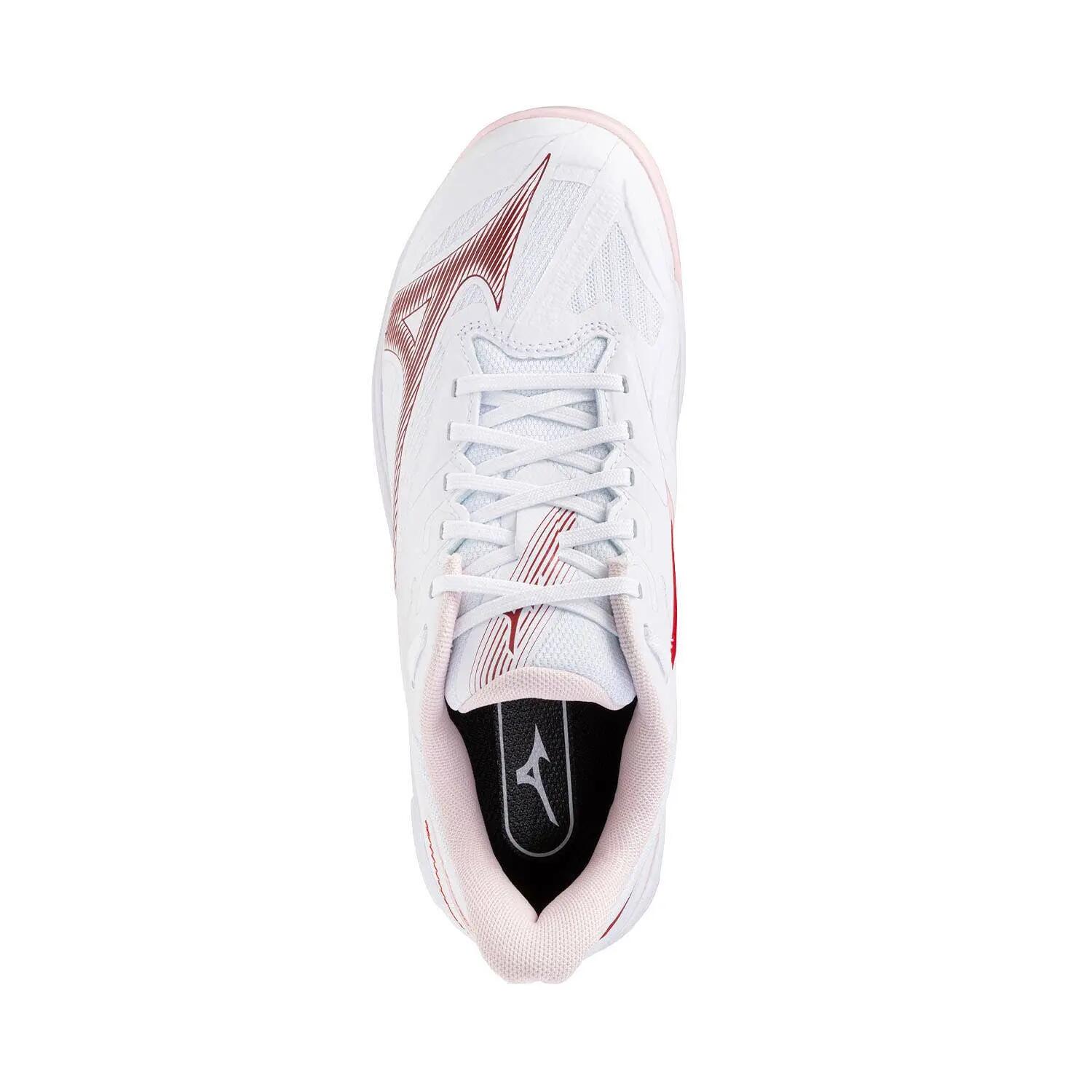 Mizuno Wave Exceed Court Clay Court Blanco/rosa Mujer 61gc2521 3/5