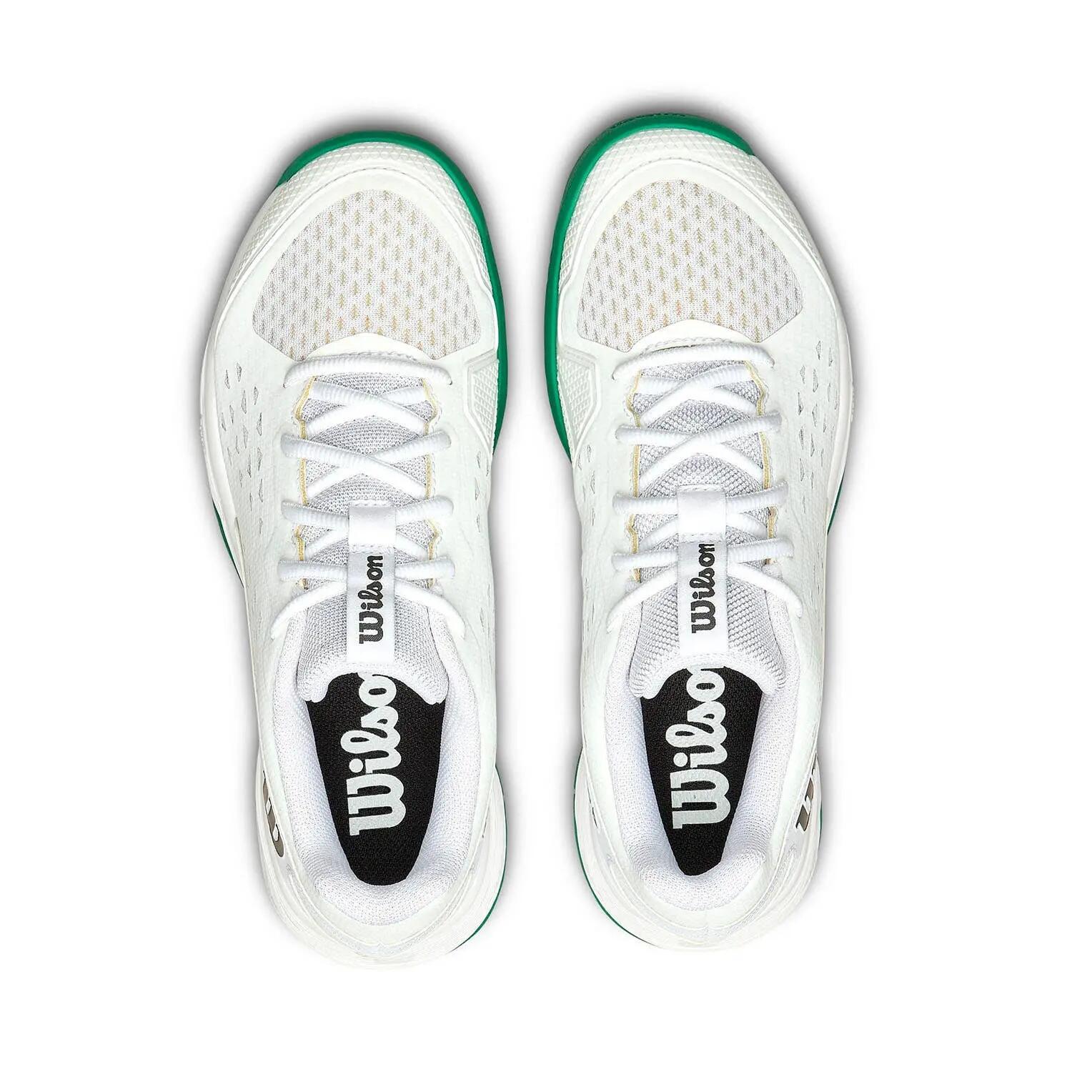Wilson Rush Pro L Blanc/vert Junior 5/7