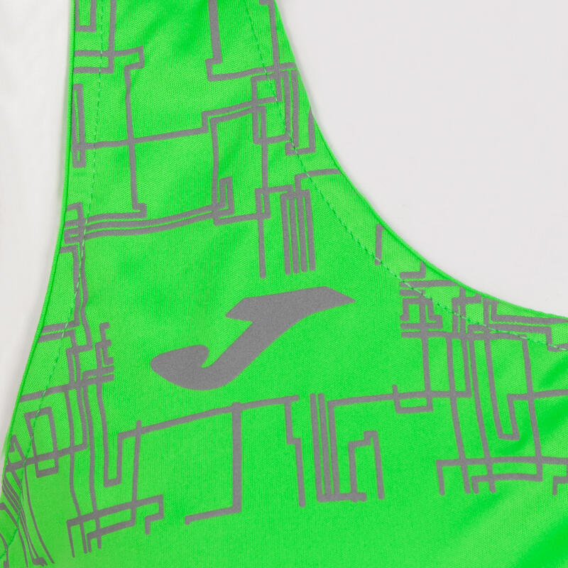 T-shirt de alça Mulher Joma Elite viii verde fluorescente