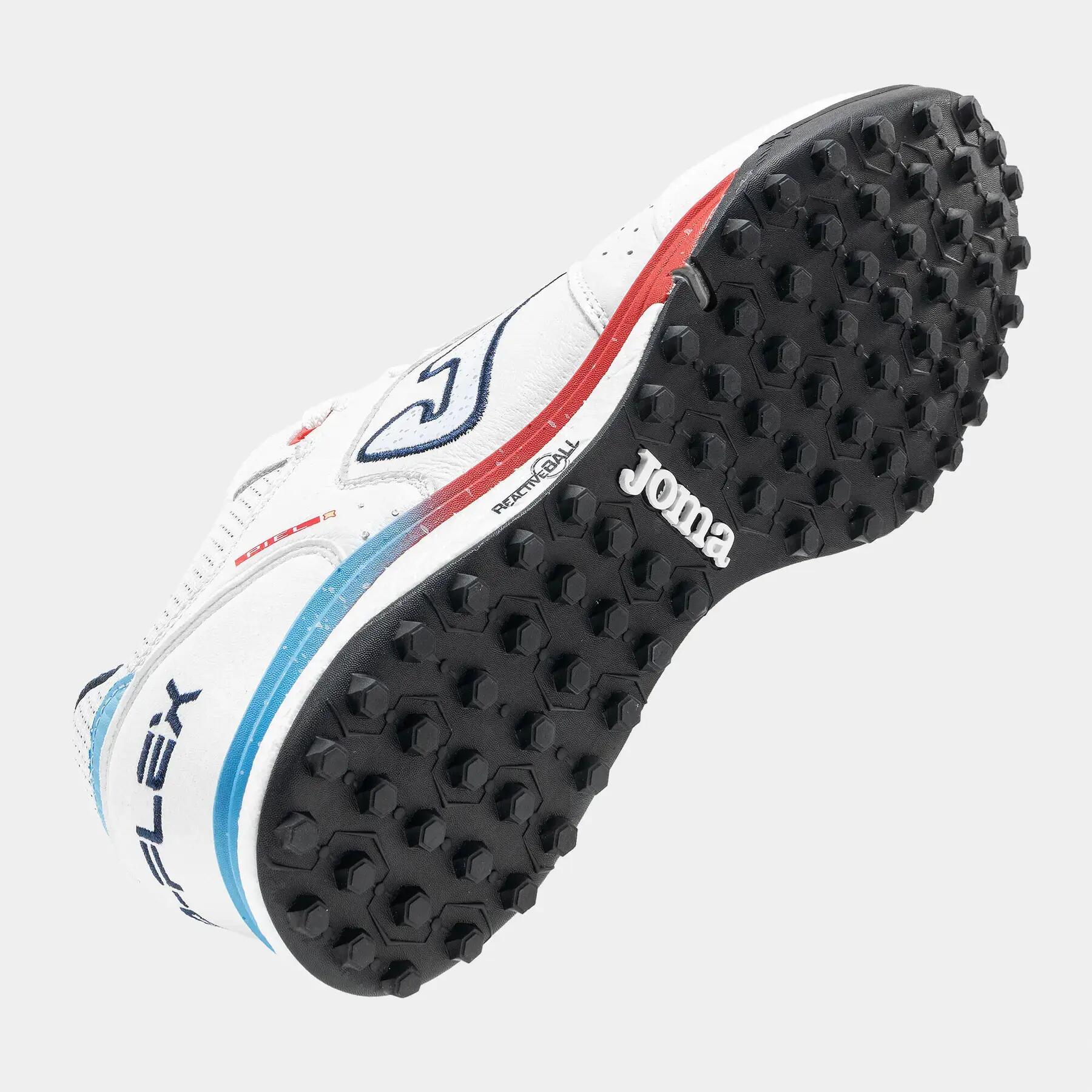 Chaussures Football Football Adulte Joma Top Flex Rebound 26 TF Blanc 5/5