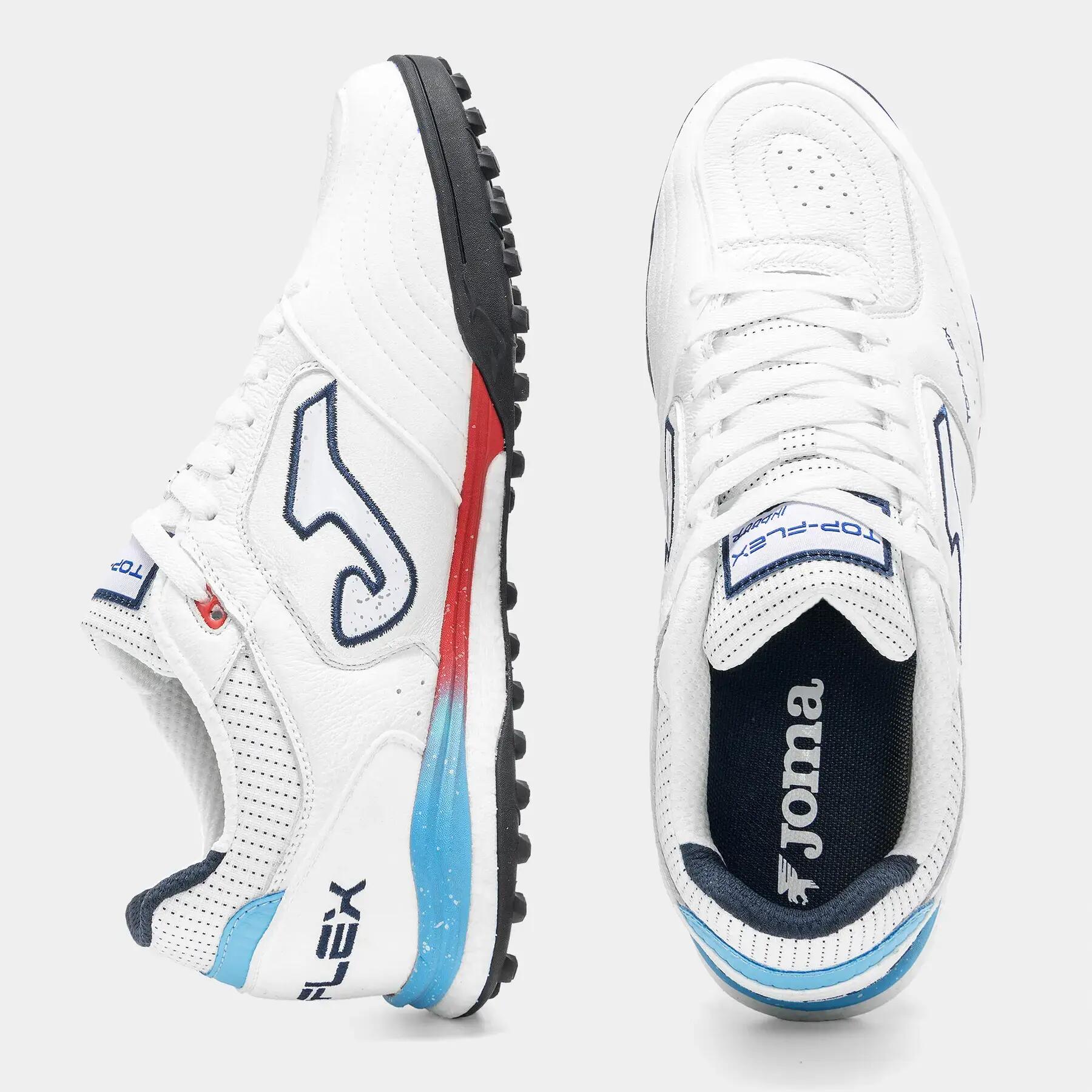 Chaussures Football Football Adulte Joma Top Flex Rebound 26 TF Blanc 4/5