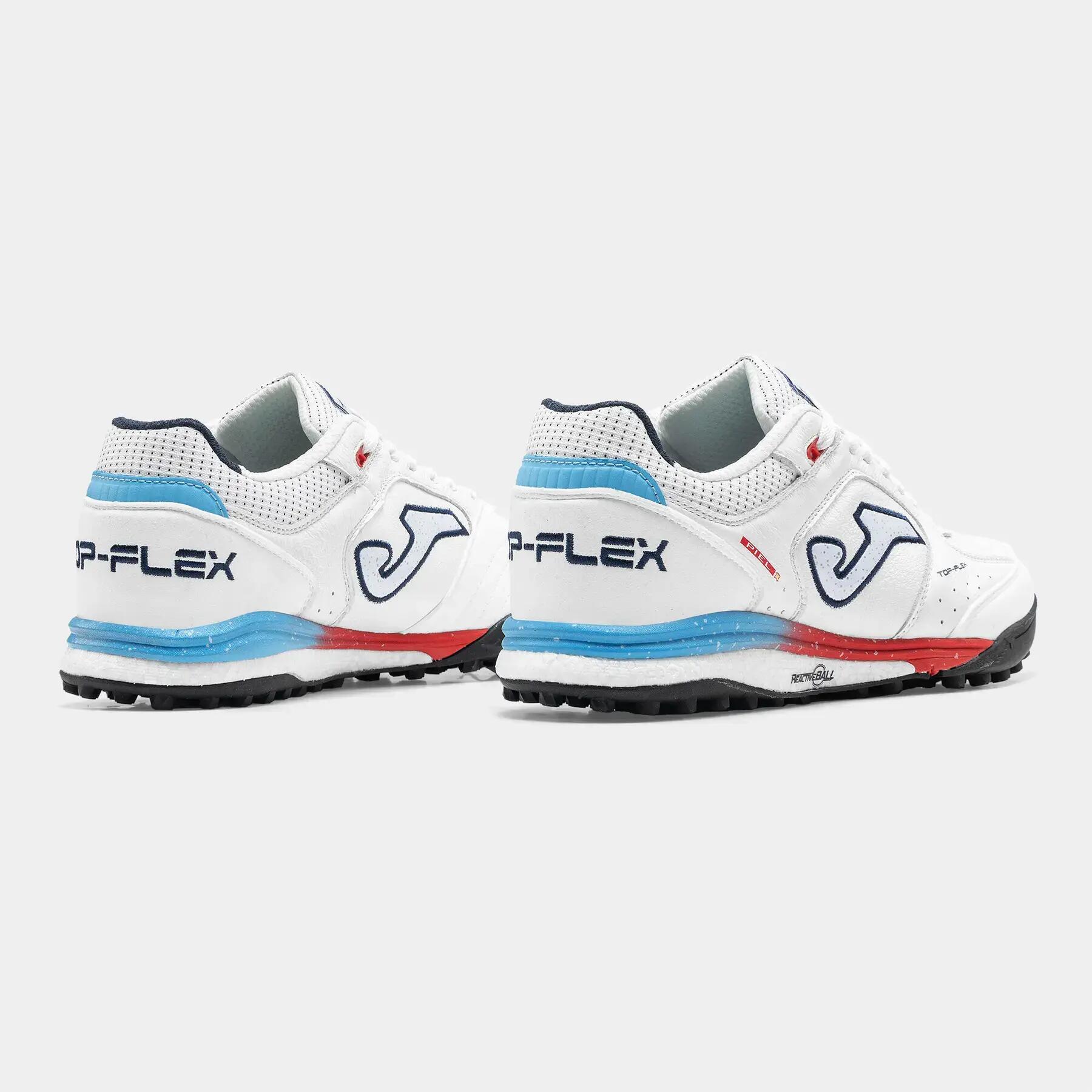 Chaussures Football Football Adulte Joma Top Flex Rebound 26 TF Blanc 3/5