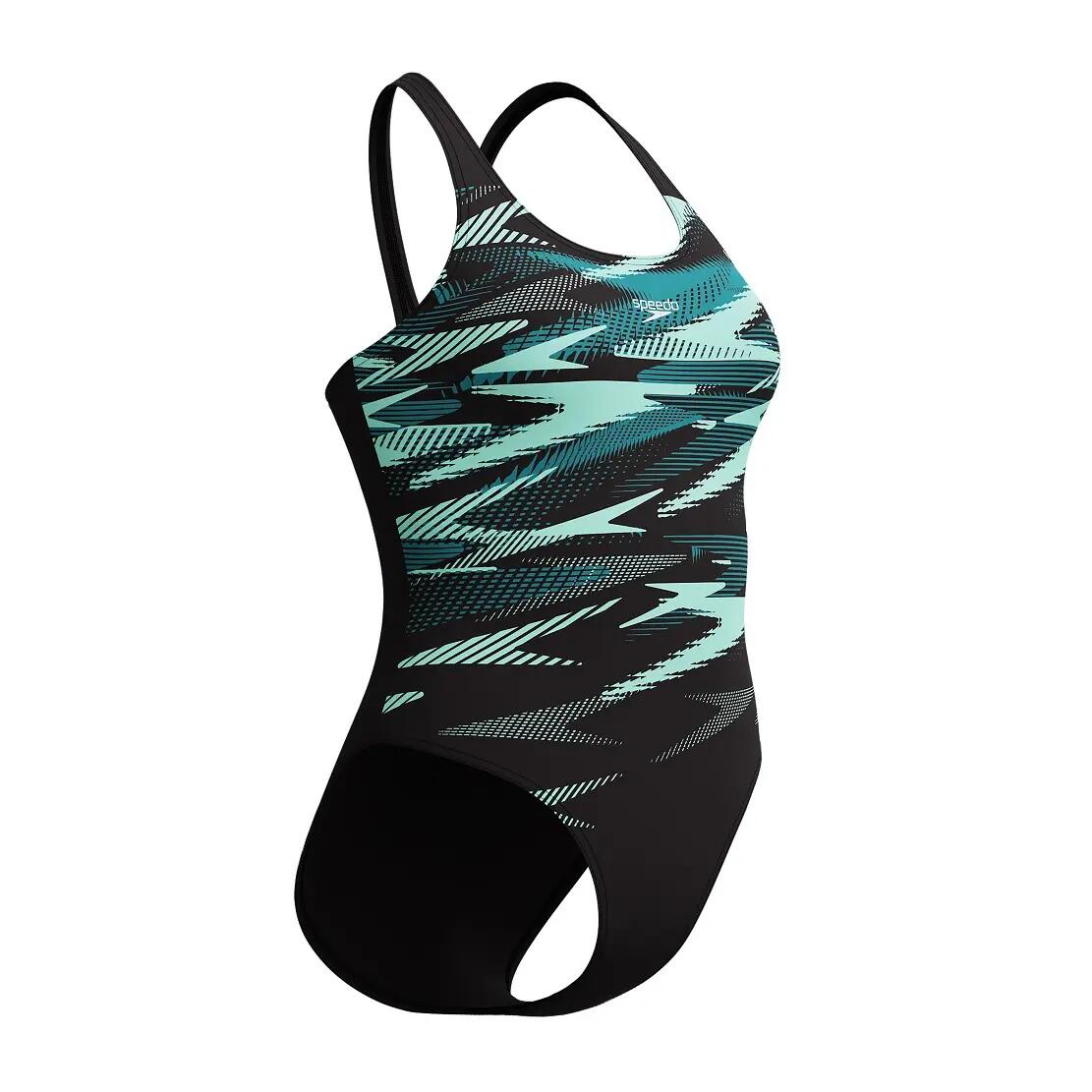 Maillot de bain Speedo HyperBoom Placement Noir / Bleu 5/7